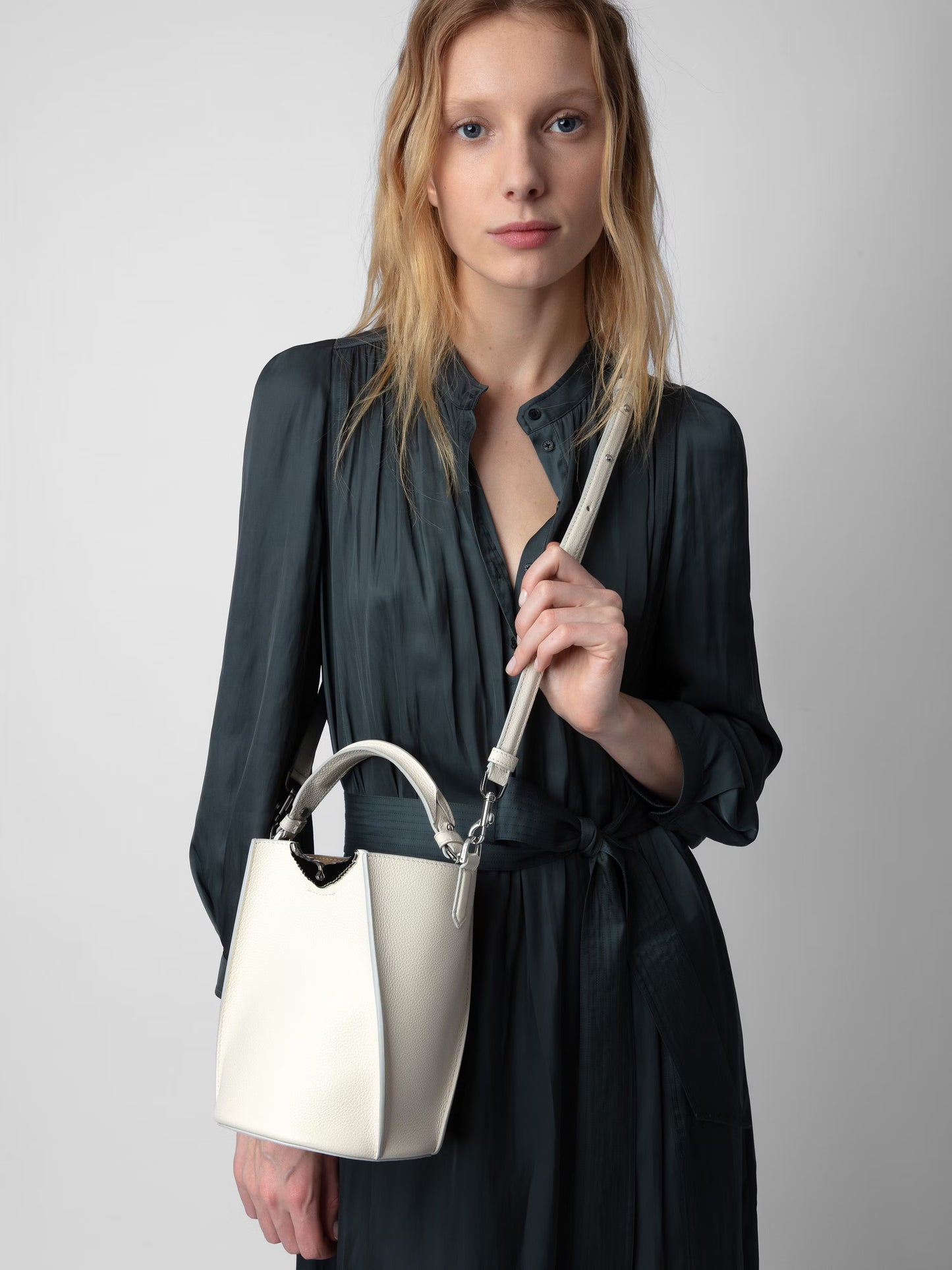 Sac Borderline Bucket sac blanc femme