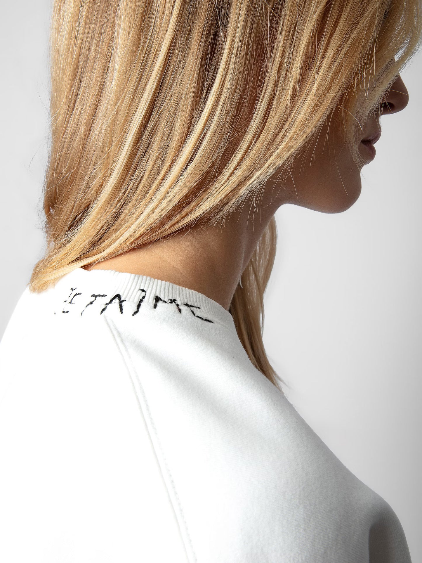 Sweatshirt Oscar Heart sweatshirt blanc femme