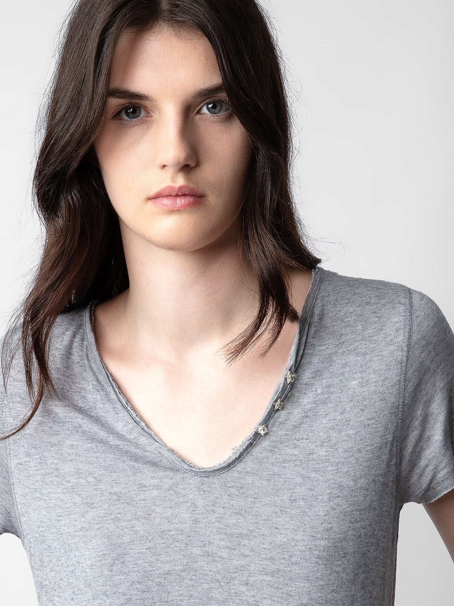 T-shirt Tunisien Bijoux tunisien gris femme