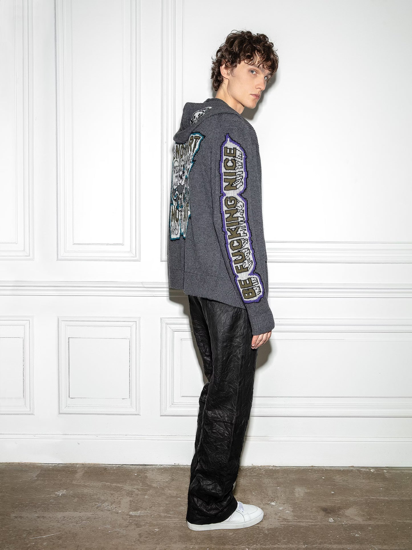 Cardigan Oliver cardigan gris homme