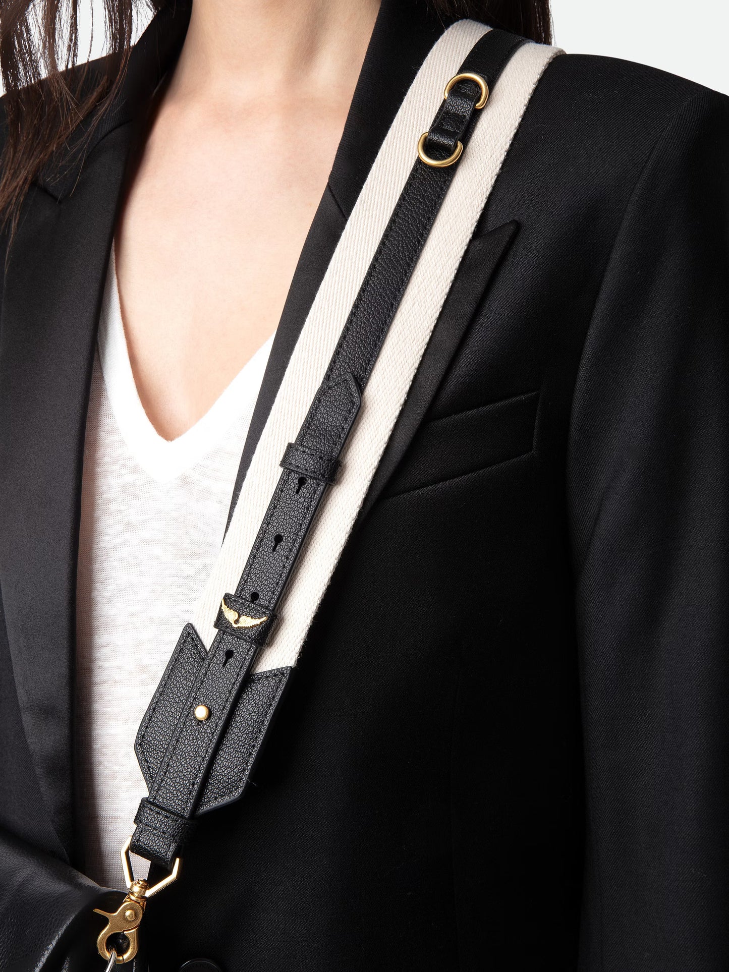 Bandoulière Ajustable bandouliere noir femme