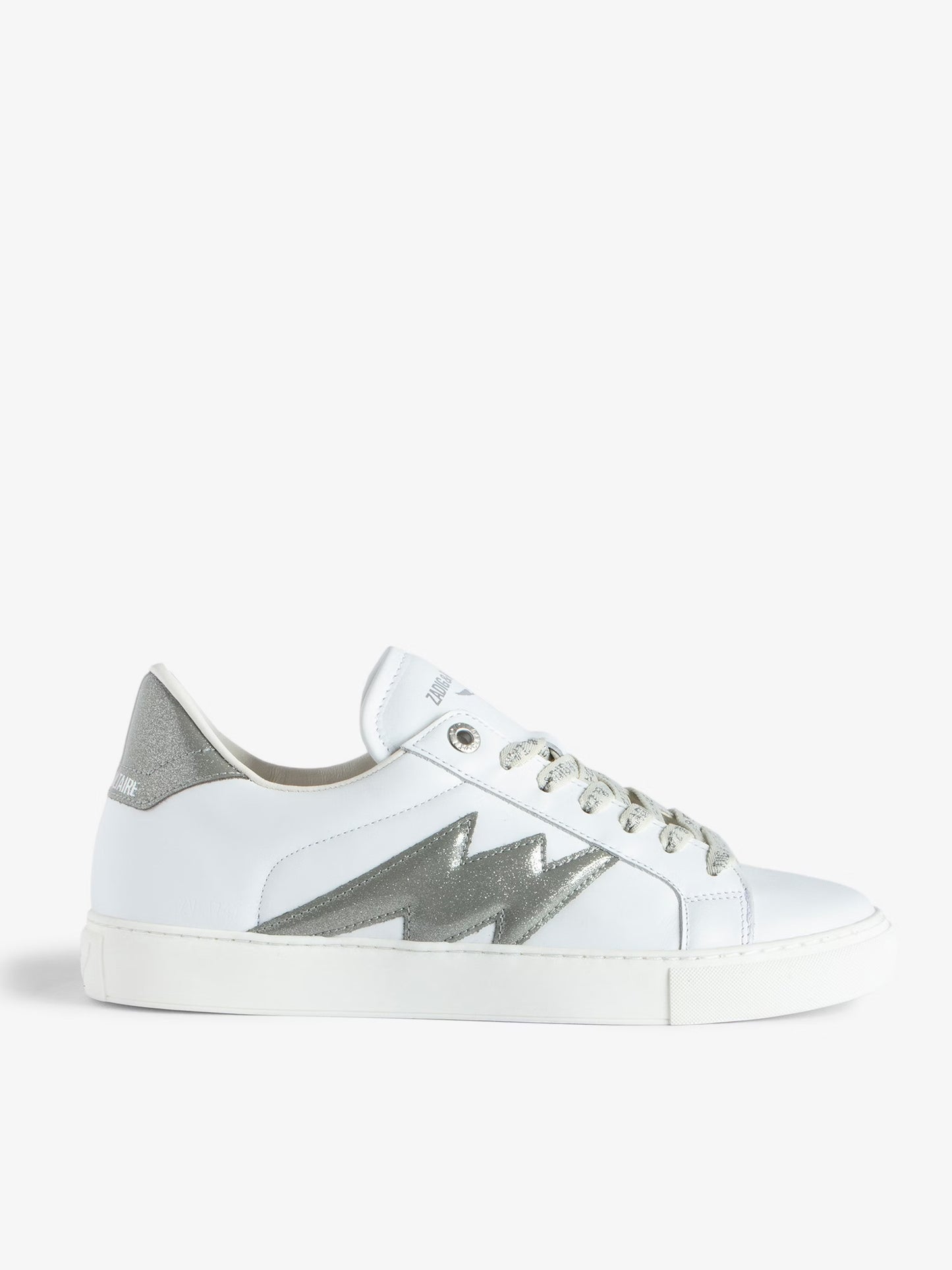Sneakers Basses ZV1747 La Flash baskets argent femme
