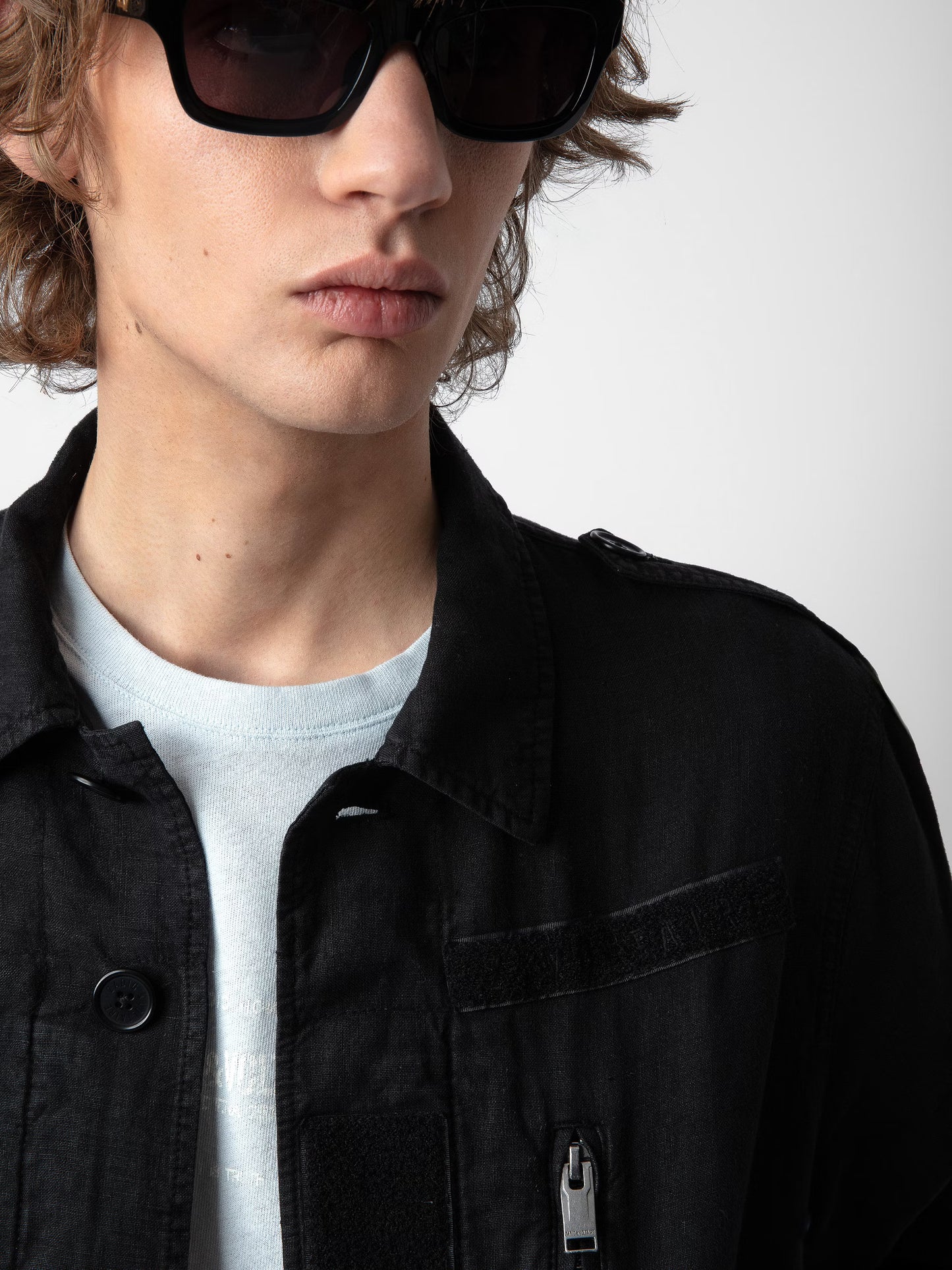 Veste Kido Lin parka noir homme