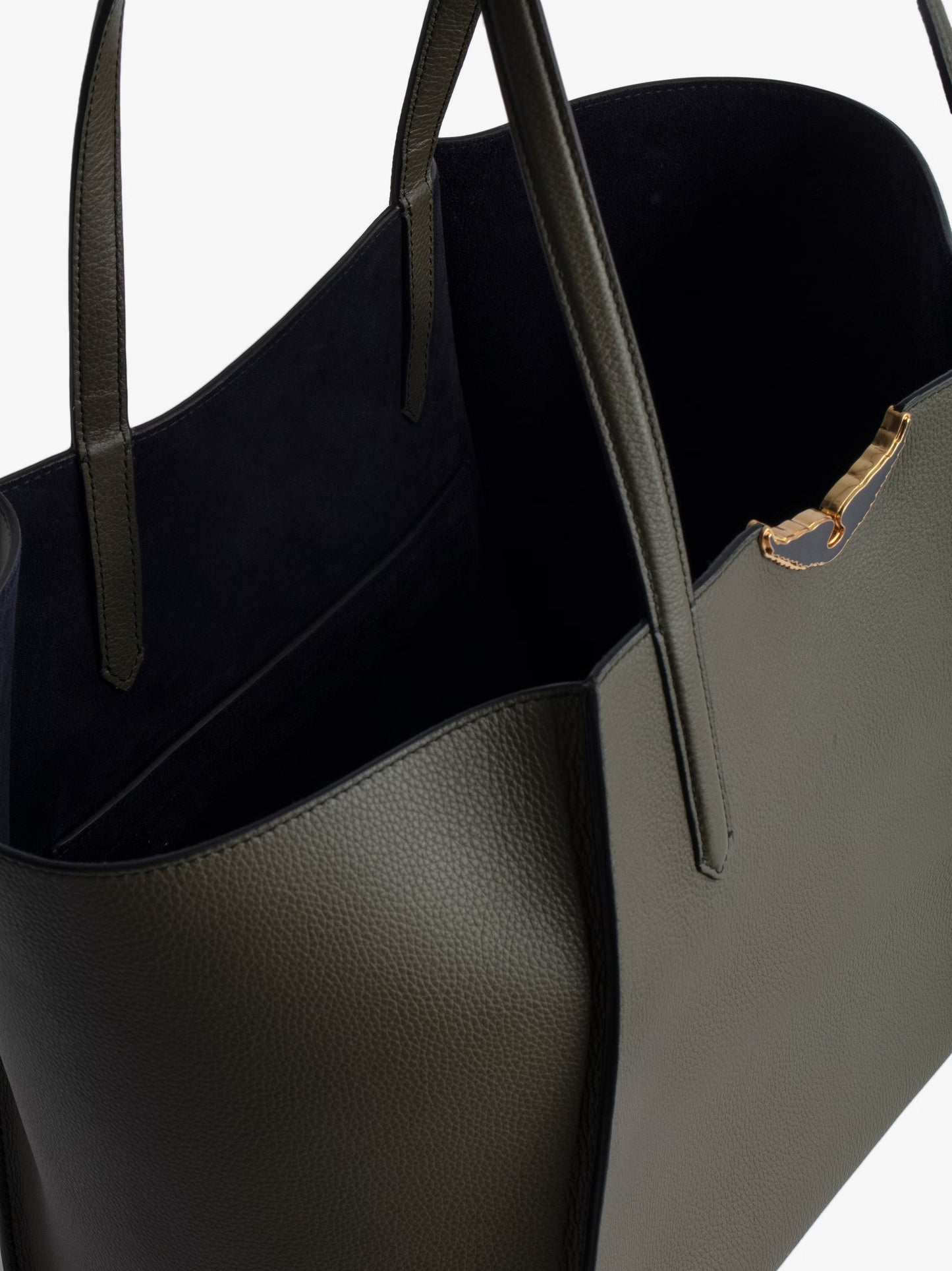 Sac Le Borderline cabas kaki femme