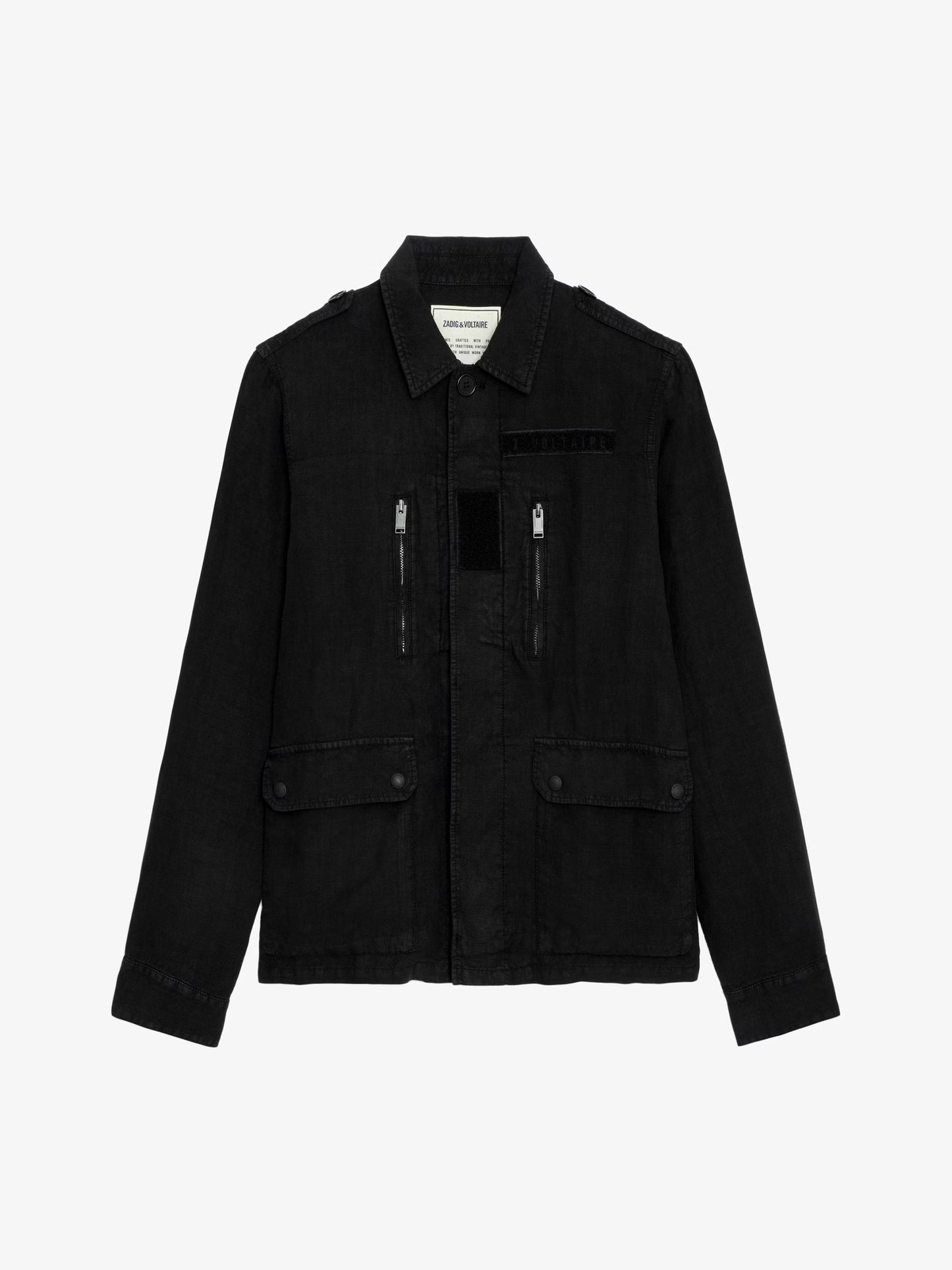 Veste Kido Lin parka noir homme