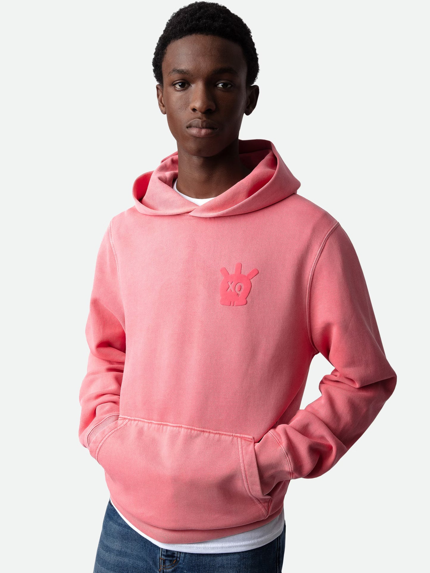 Sweatshirt Sanchi Skull sweatshirt rose homme