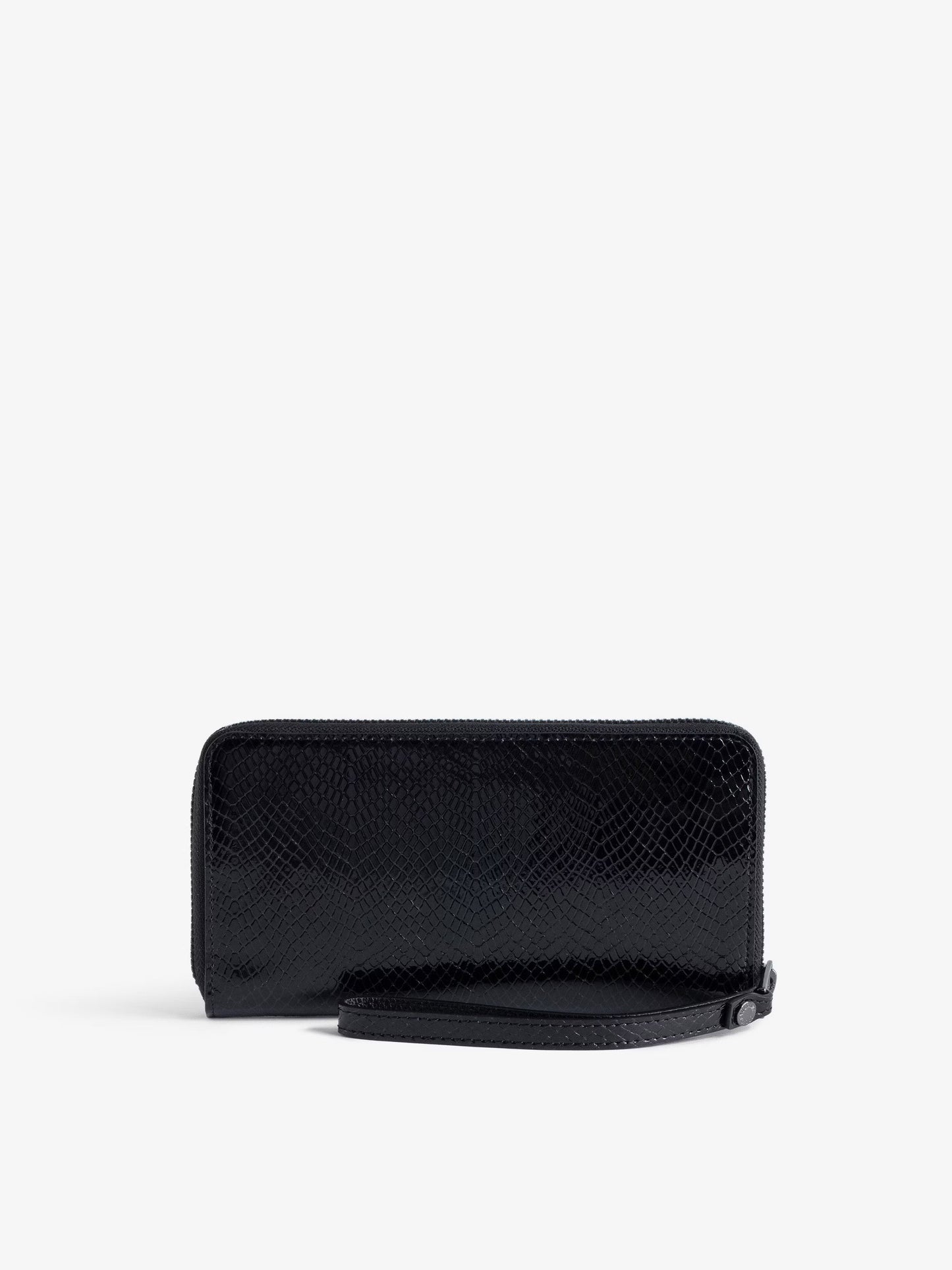 Portefeuille Compagnon Embossé portefeuille noir femme