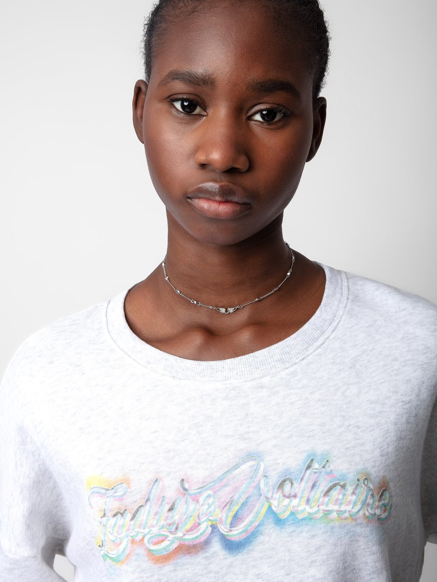 Sweatshirt Kaly sweatshirt gris femme