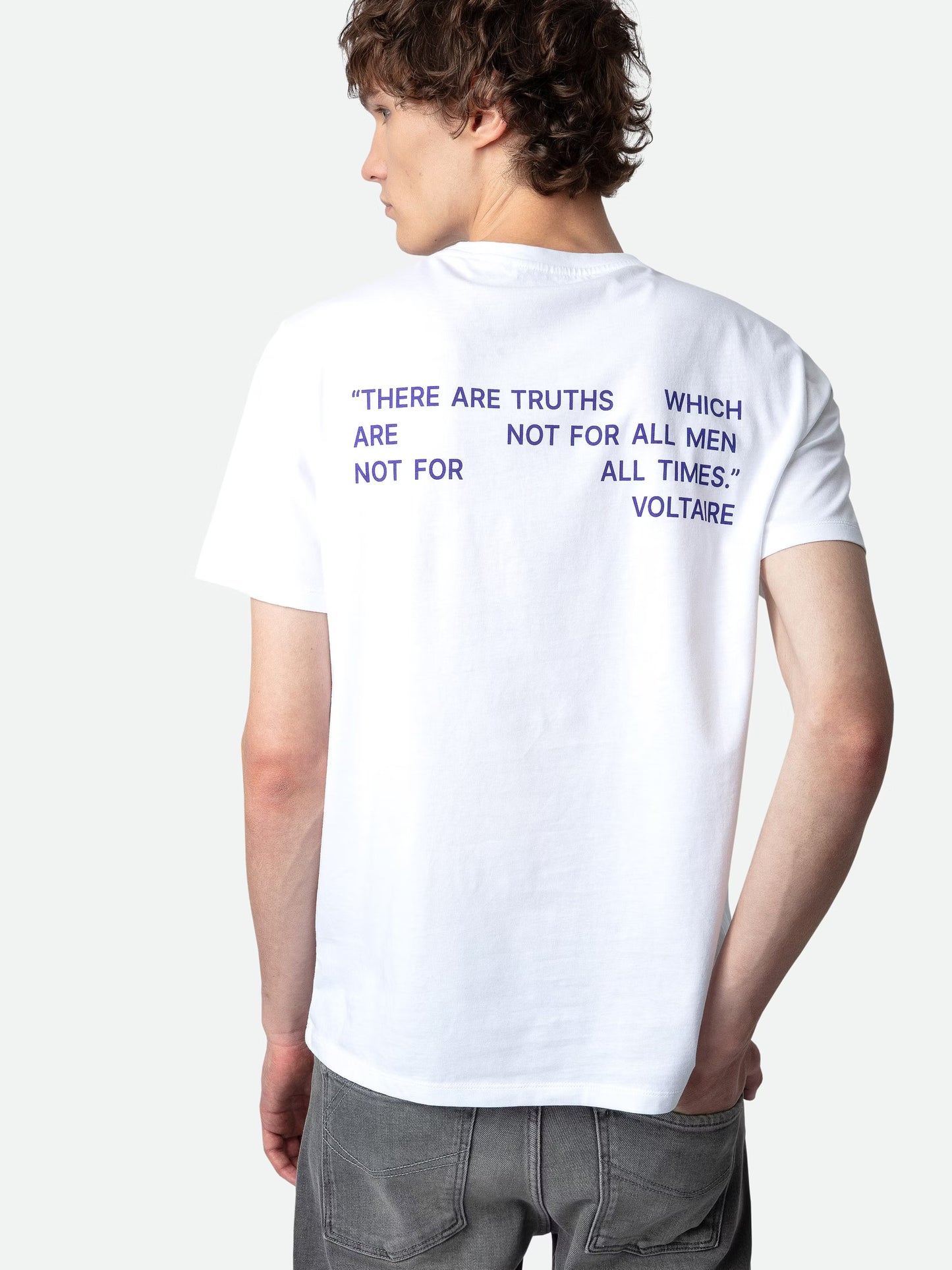 T-shirt Tommy Photoprint t-shirt blanc homme