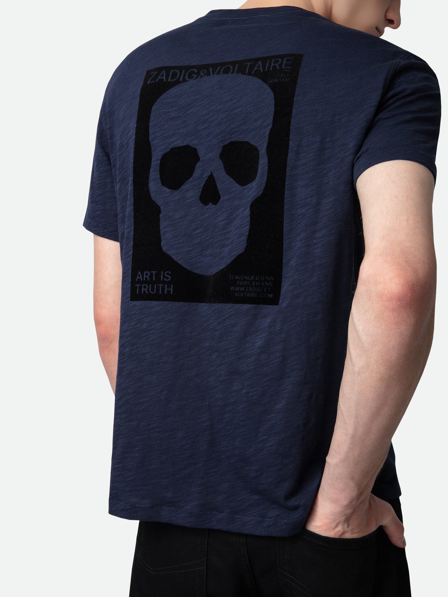 T-shirt Stockholm Flamme t-shirt bleu homme