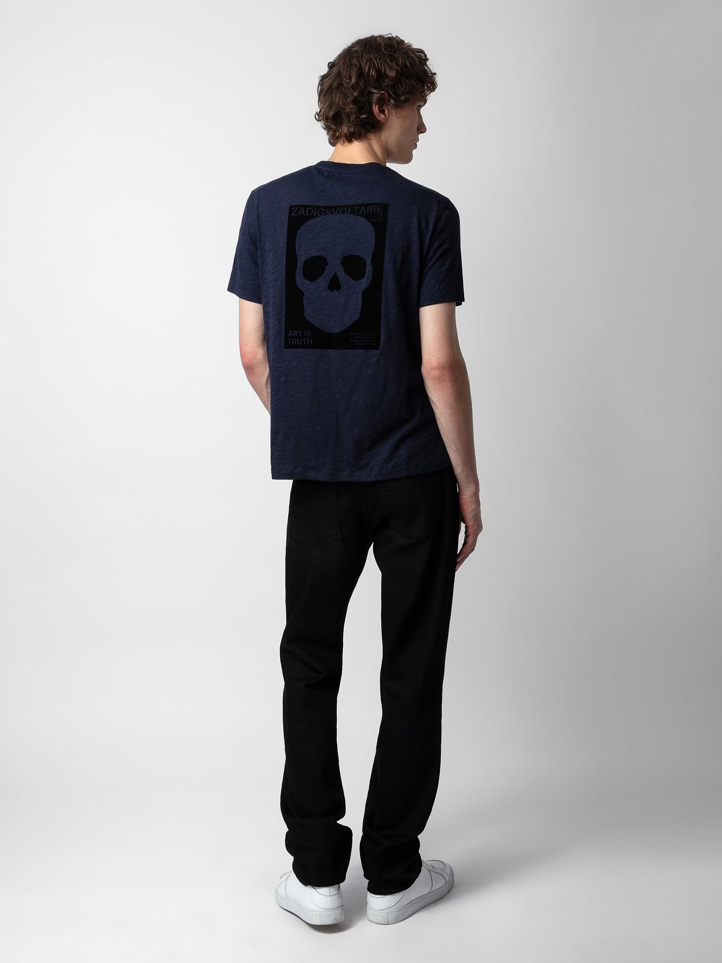 T-shirt Stockholm Flamme t-shirt bleu homme