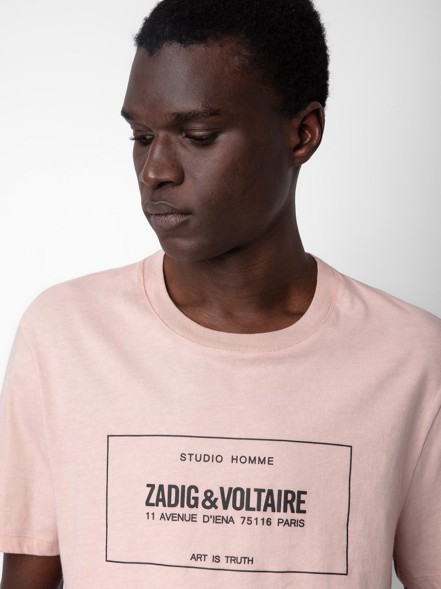 T-shirt Ted t-shirt rose homme