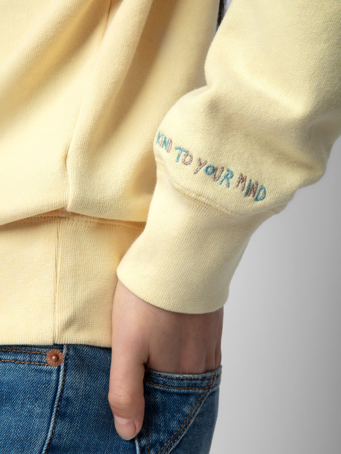 Sweatshirt Upper Blason sweatshirt jaune femme