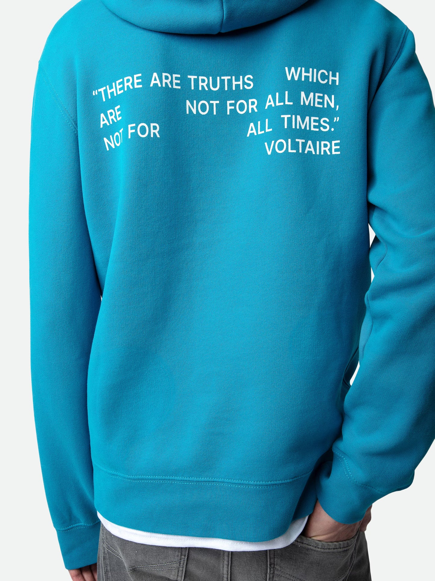Sweatshirt Sanchi Photoprint sweatshirt bleu homme