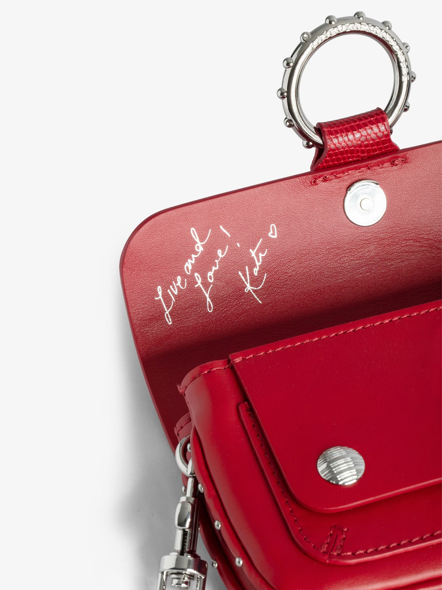 Sac Kate Wallet mini sac rouge femme