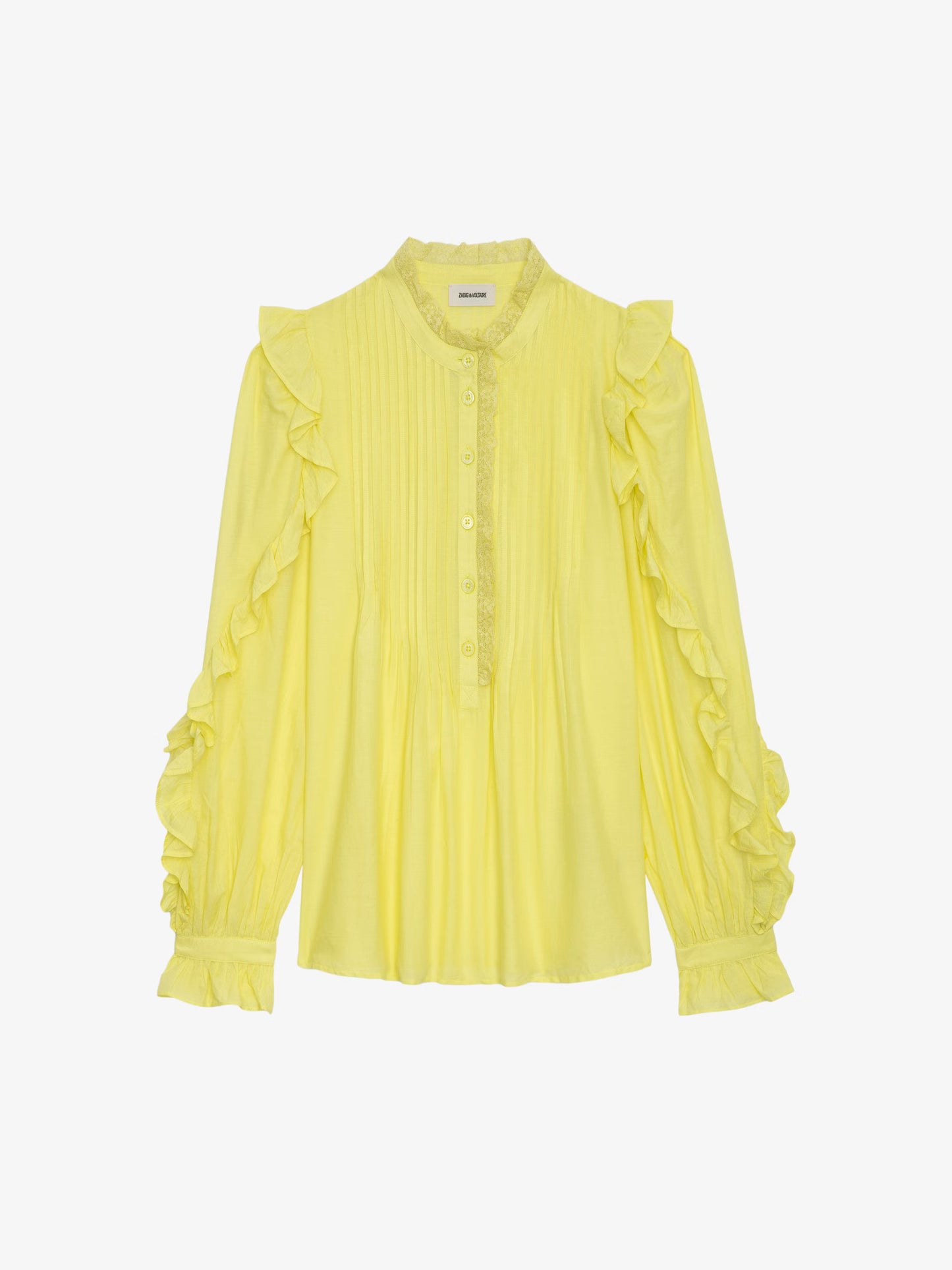 Blouse Timmy chemise jaune femme