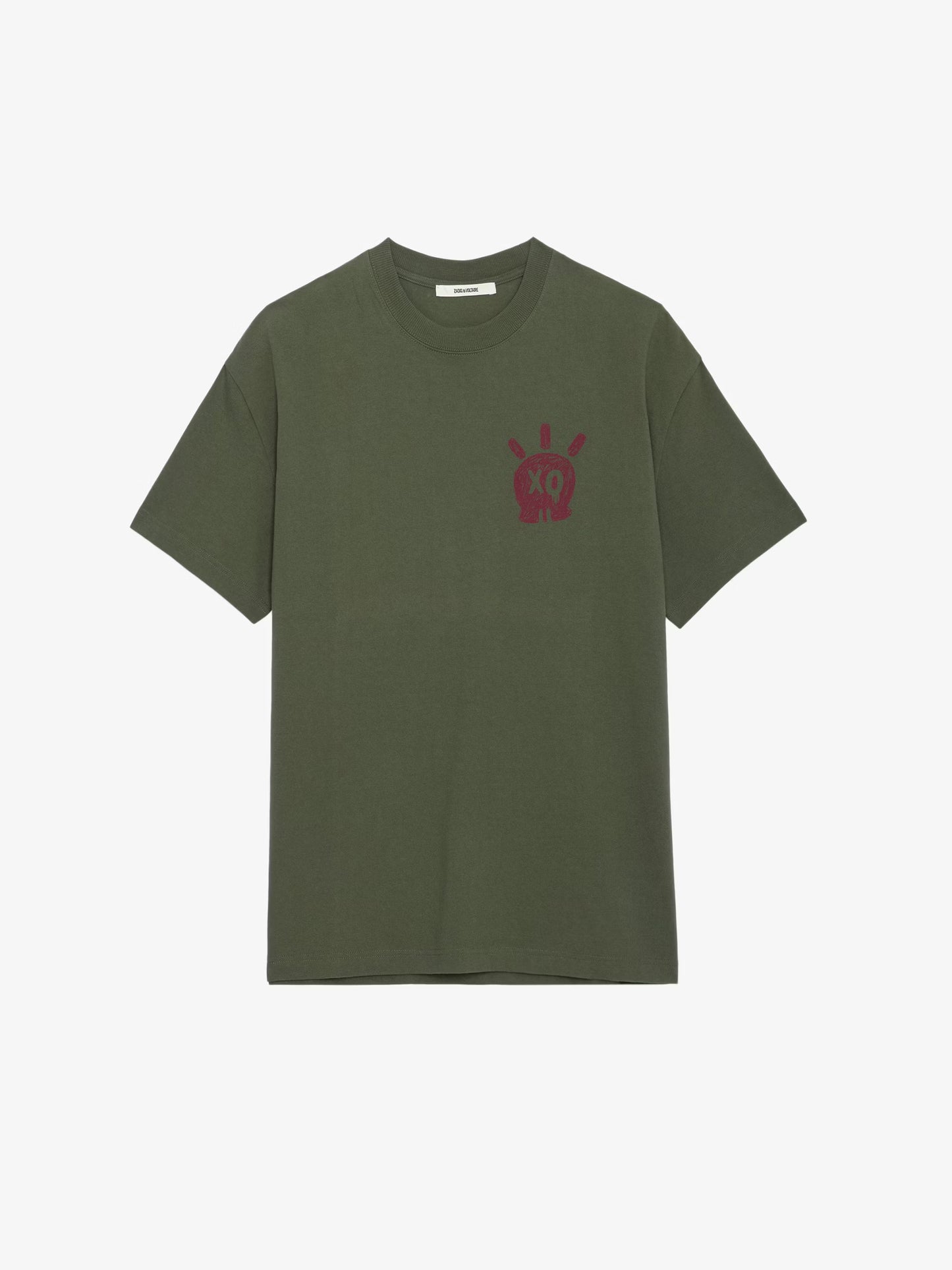 T-shirt Teddy Skull t-shirt kaki homme