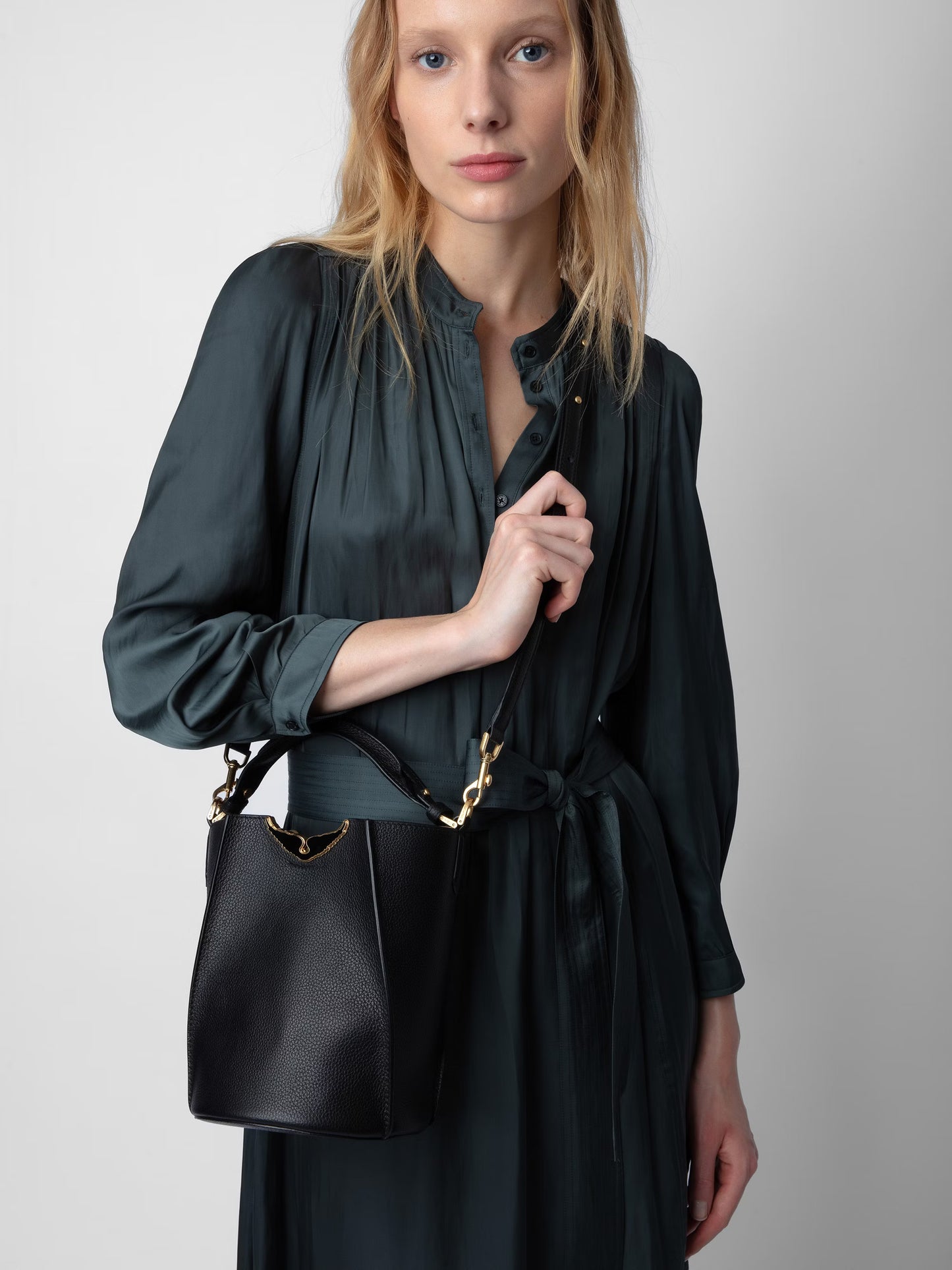 Sac Borderline Bucket sac noir femme
