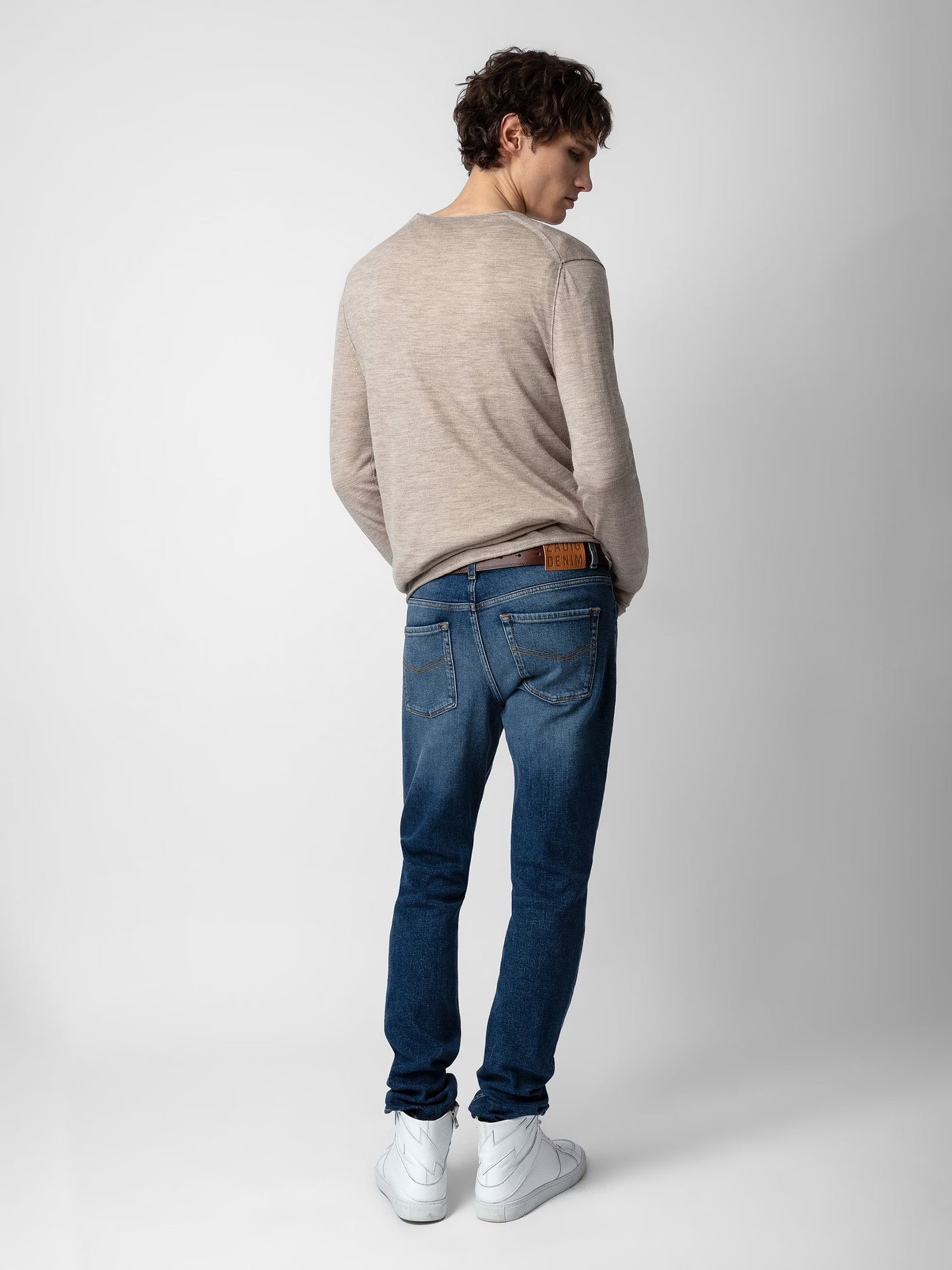 Pull Monastir pull beige homme