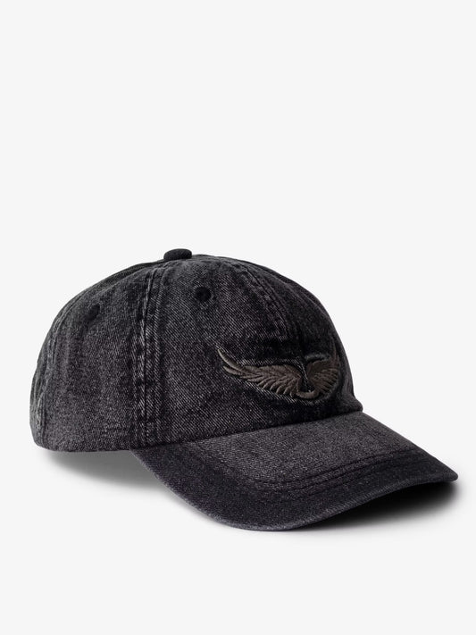 Casquette Klelia Rock casquette noir femme