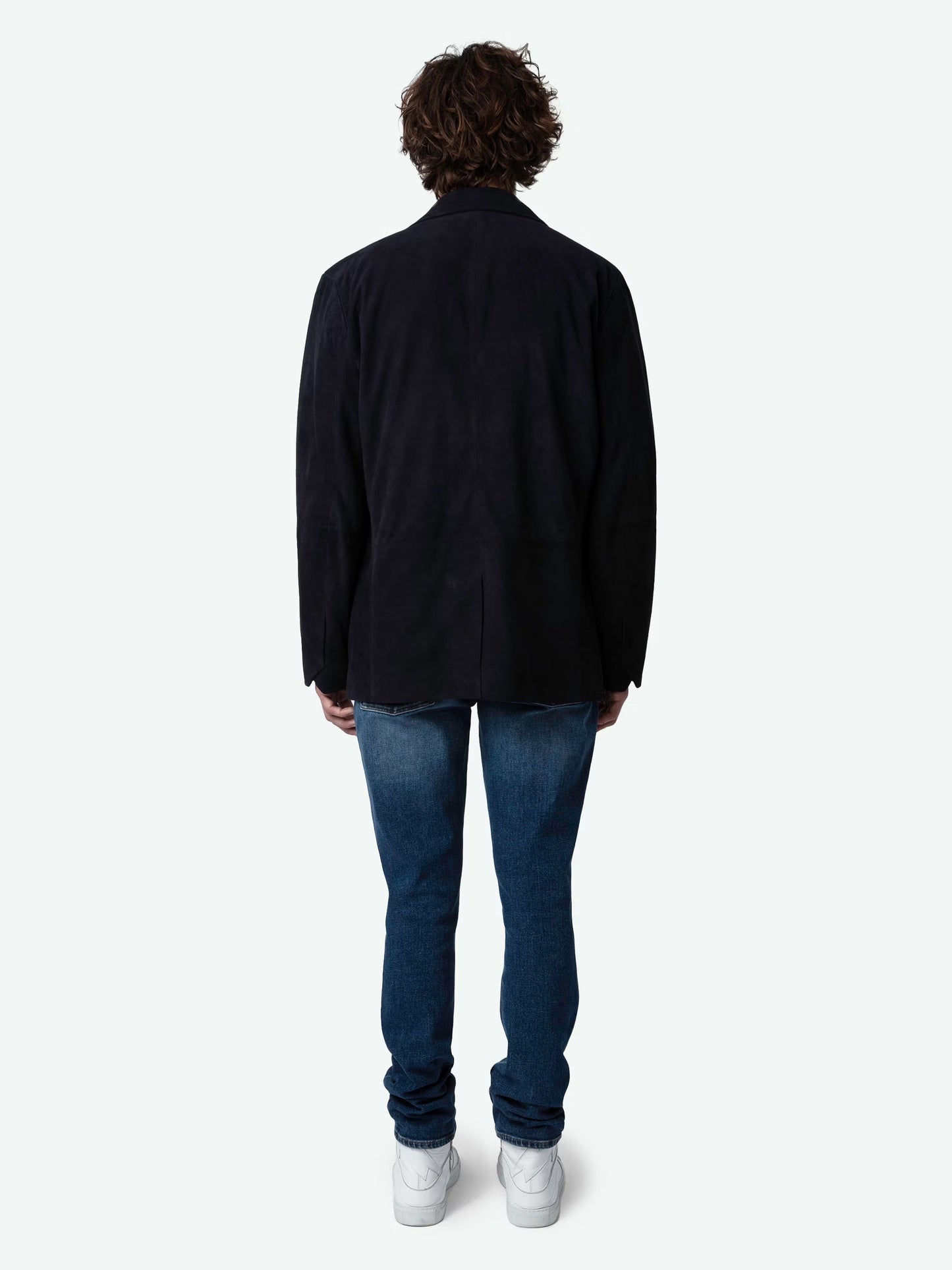 Blazer Valfried Suédé blazer bleu homme