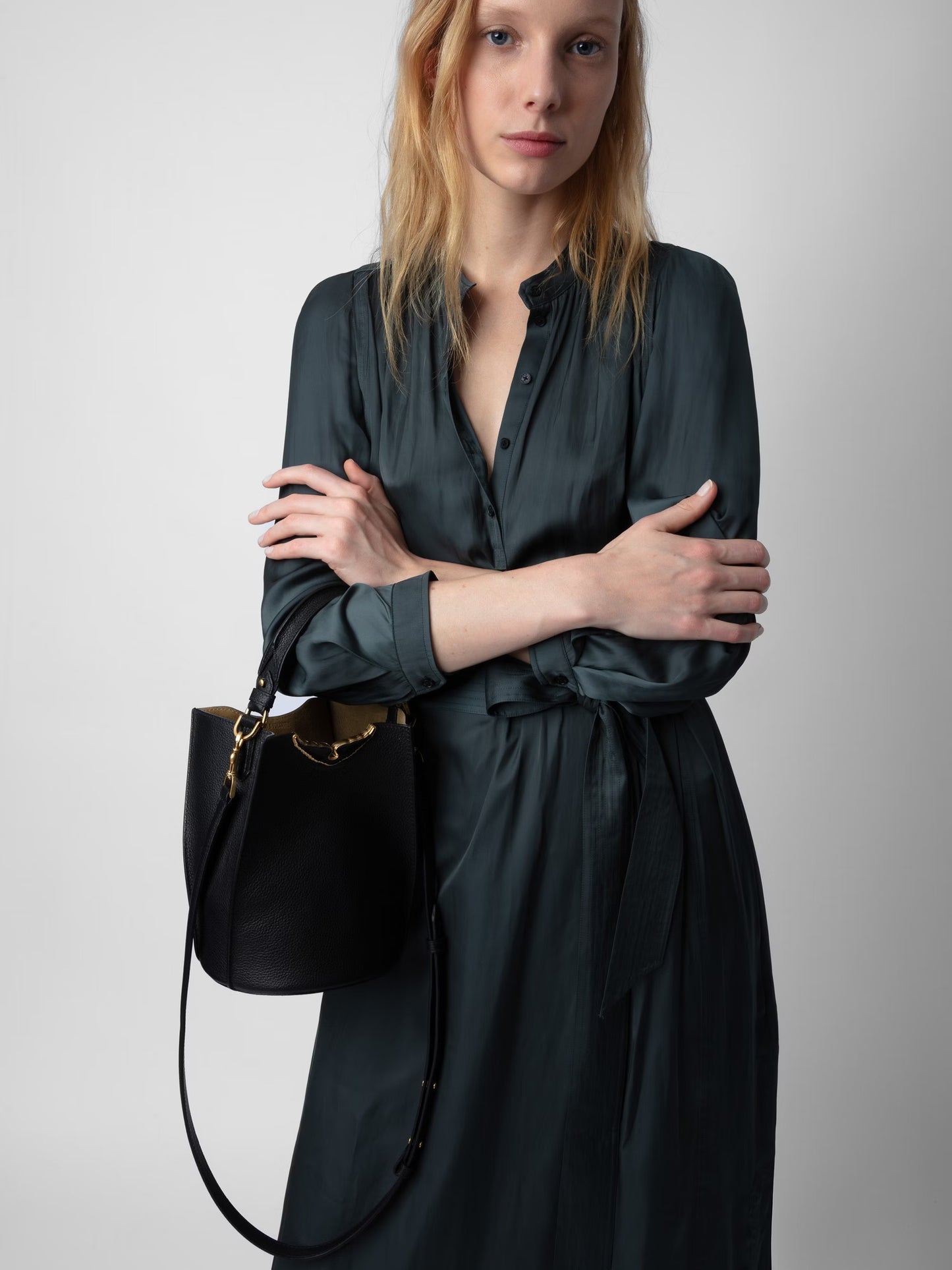 Sac Borderline Bucket sac noir femme