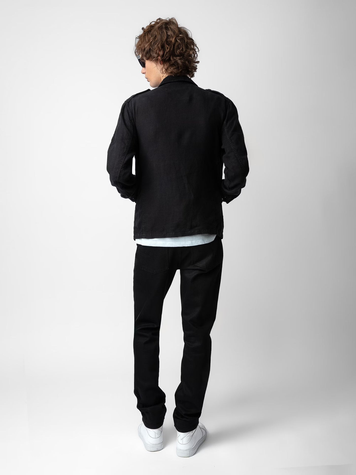 Veste Kido Lin parka noir homme