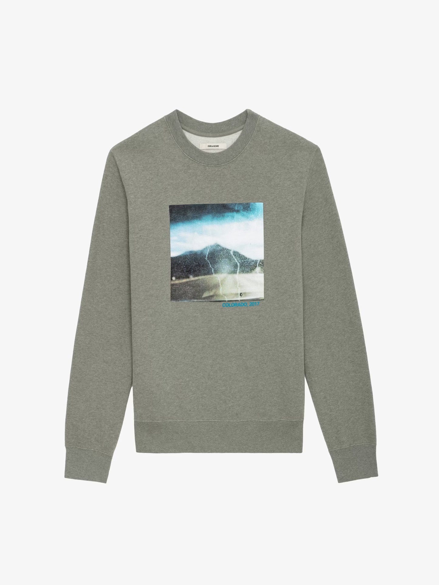 Sweatshirt Simba Photoprint sweatshirt kaki homme