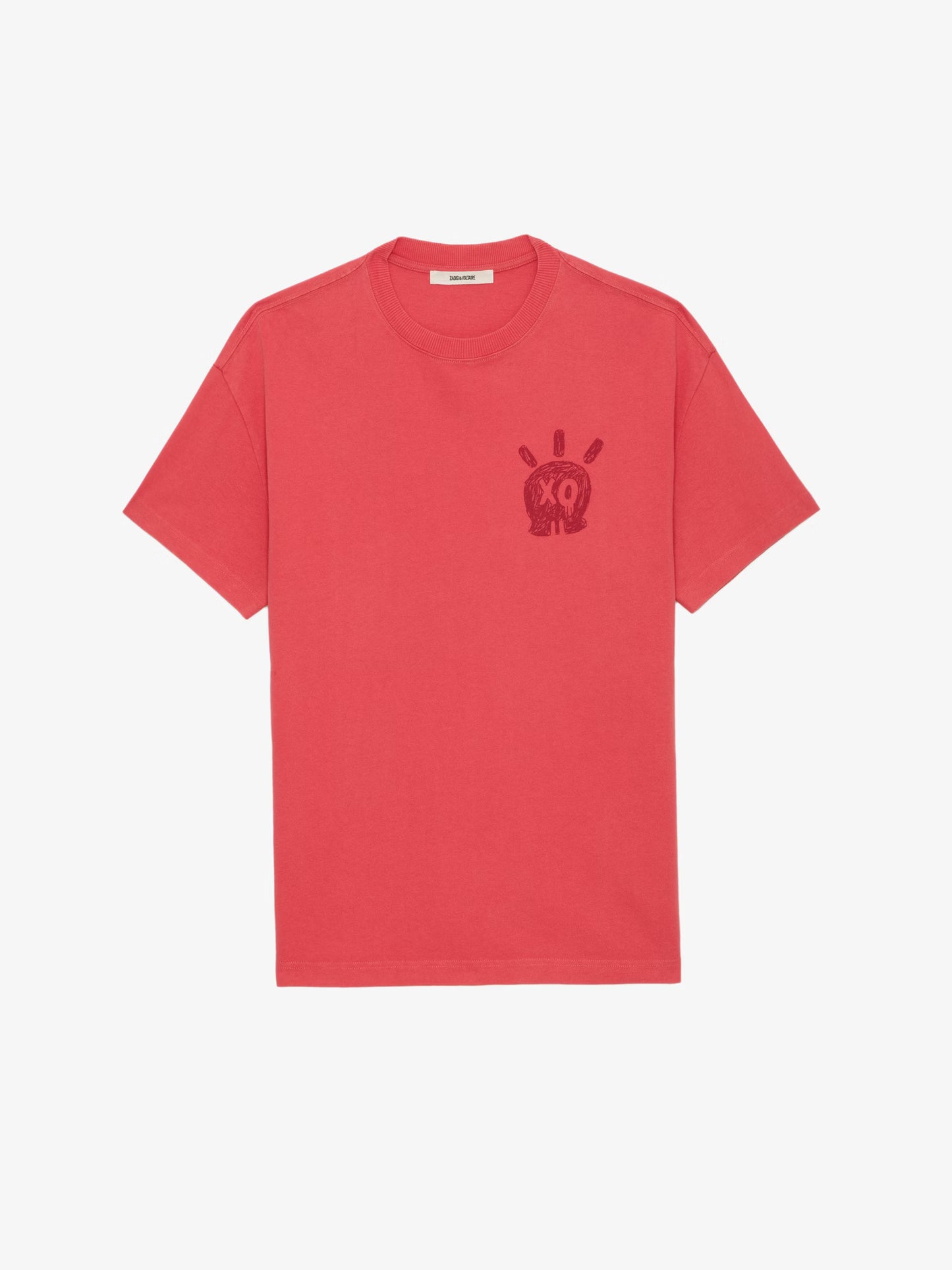 T-shirt Teddy Skull t-shirt rose homme