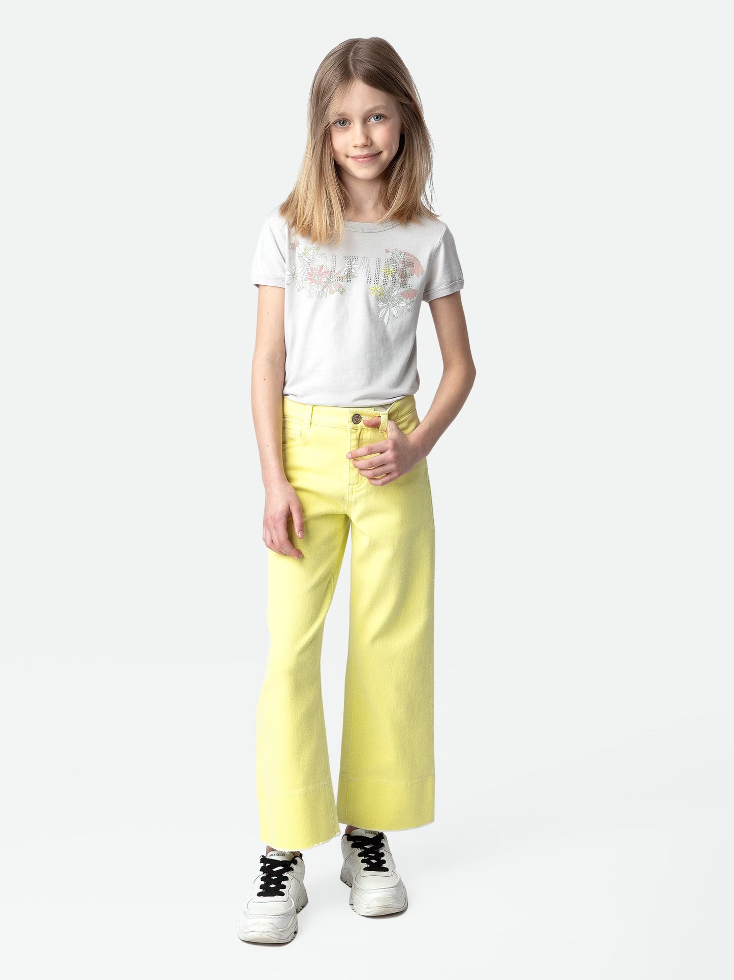 T-shirt Alister Fille t-shirt gris fille