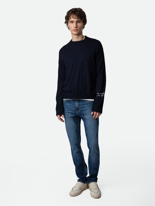Pull Marko pull bleu homme