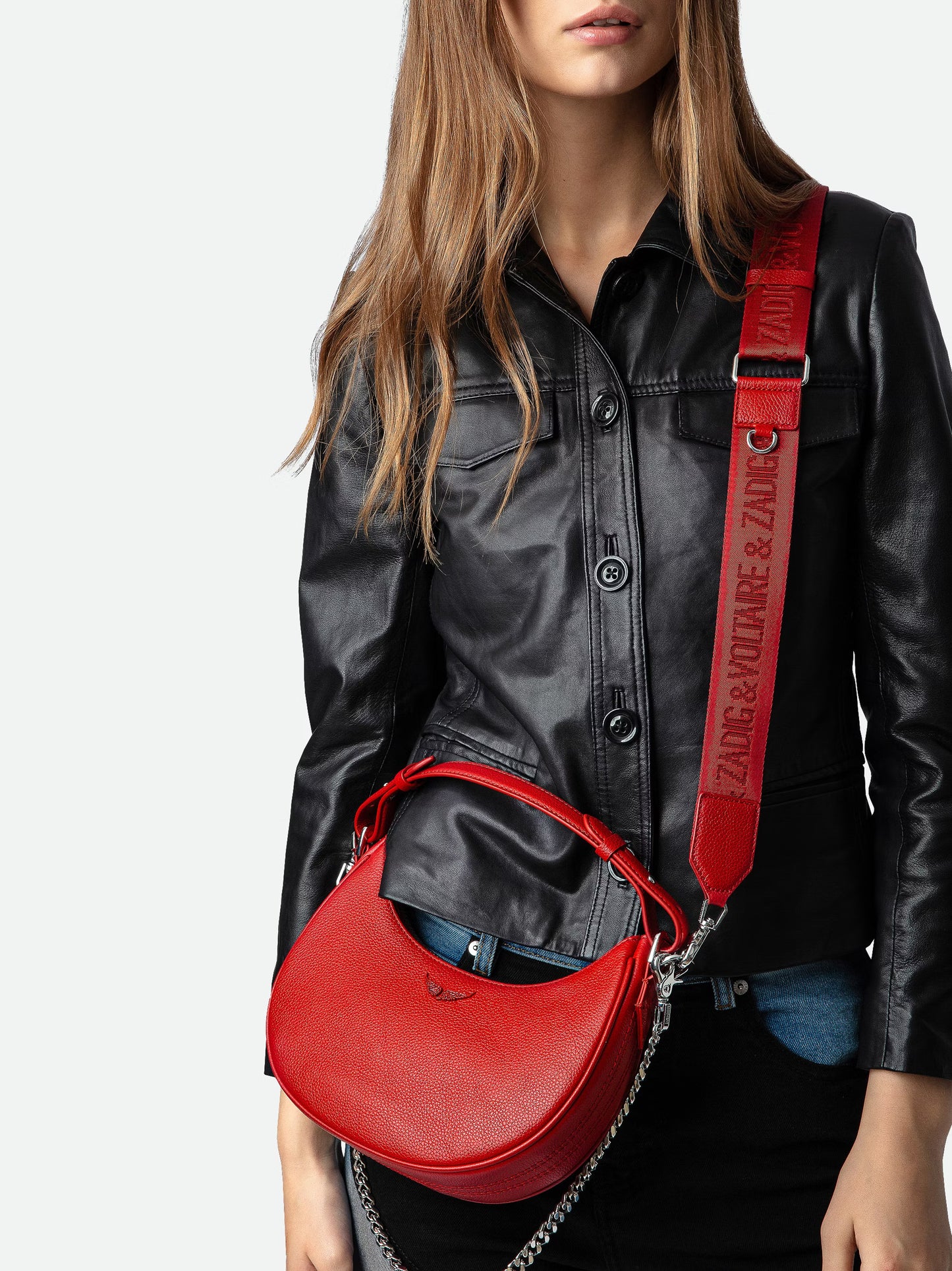 Sac Moonrock mini sac rouge femme