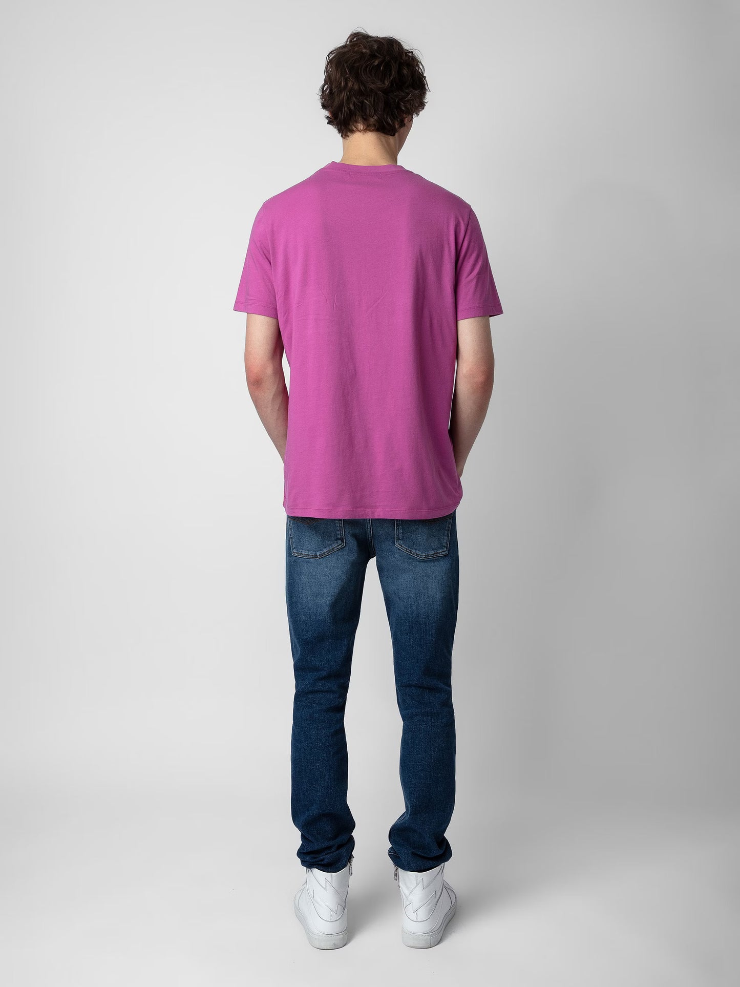 T-shirt Ted Photoprint t-shirt violet homme