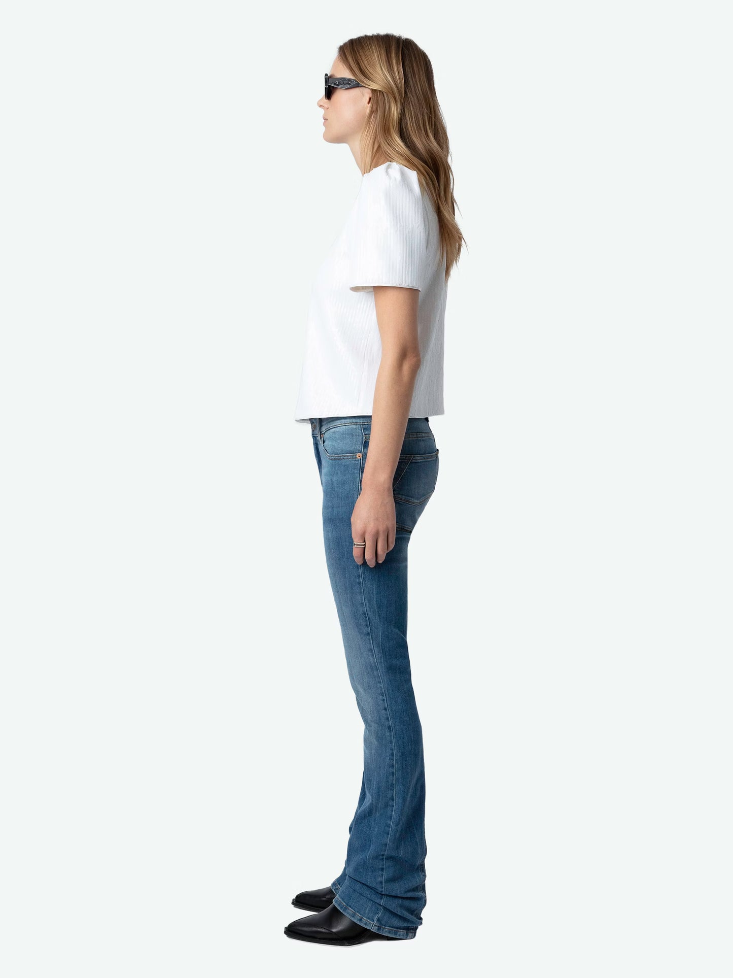 Top Tchao Sequins haut blanc femme