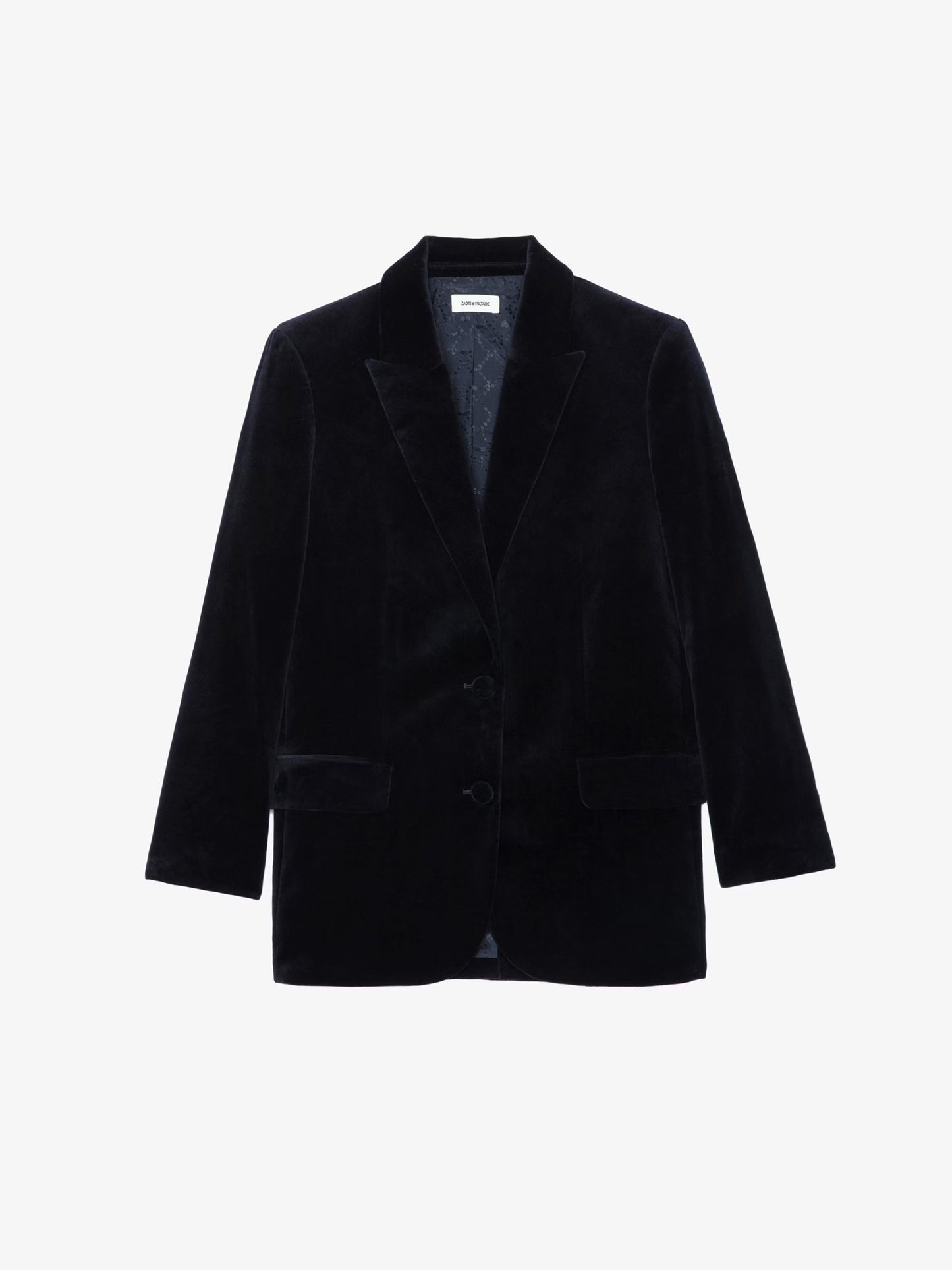 Blazer Viva Velours blazer bleu femme