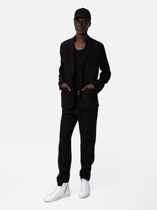 Blazer Viks Lin blazer noir homme