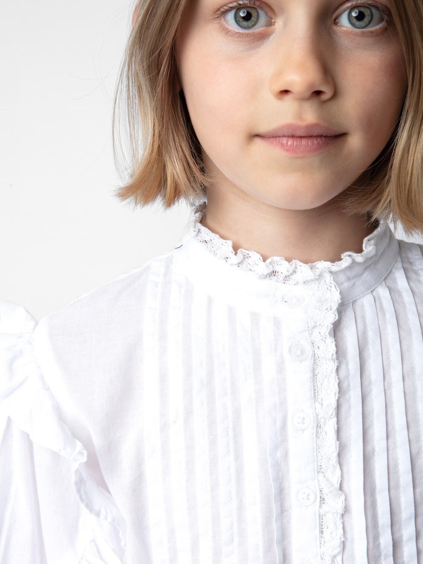 Blouse Timmy Fille haut blanc fille