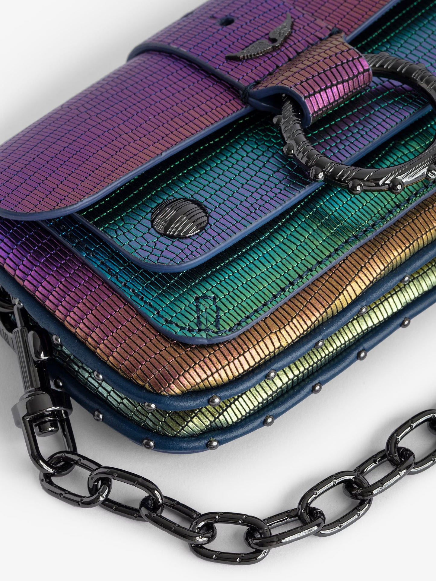 Sac Kate Wallet Métallisé Embossé mini sac multicolor femme