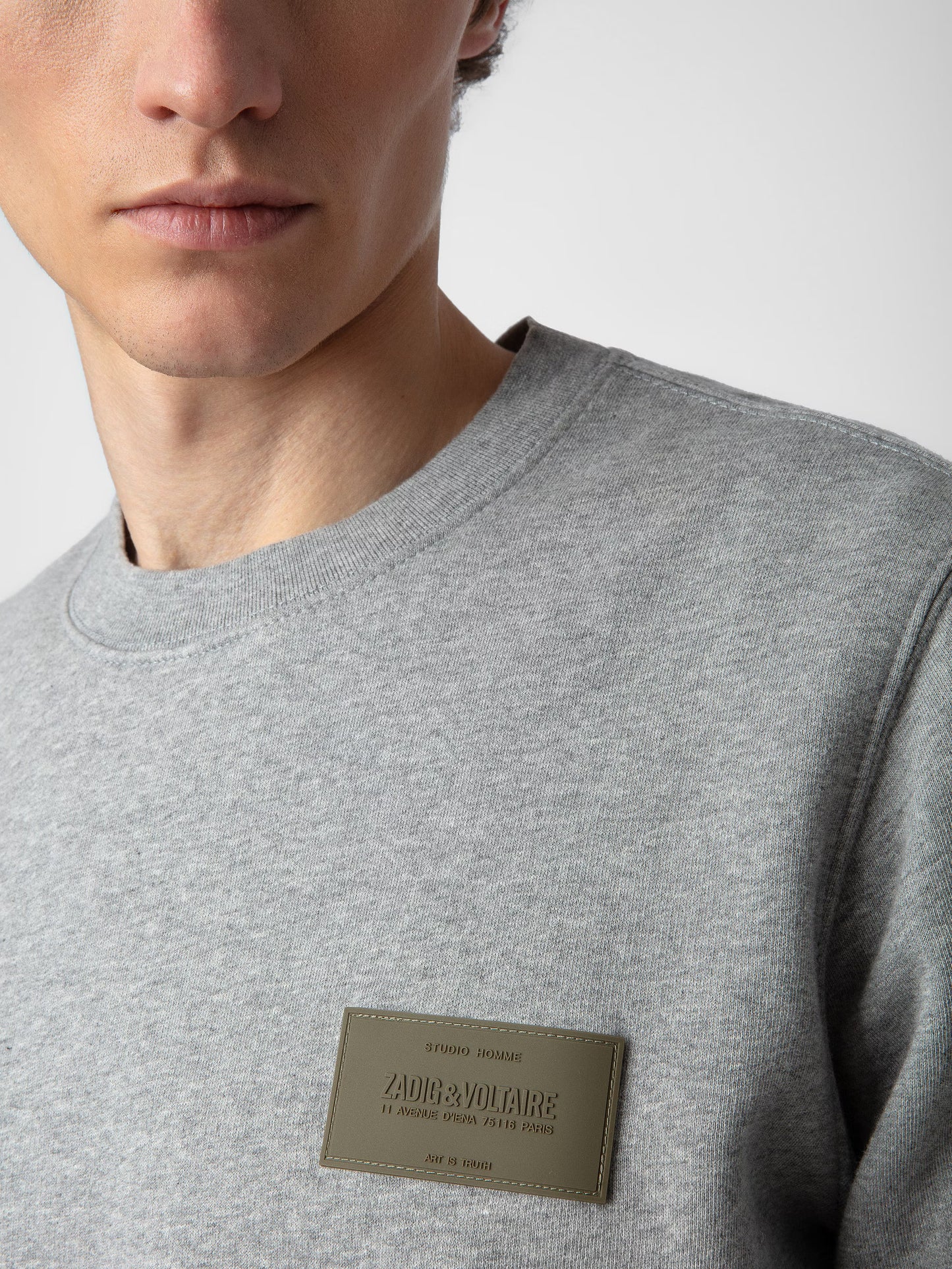 Sweatshirt Aime sweatshirt gris homme