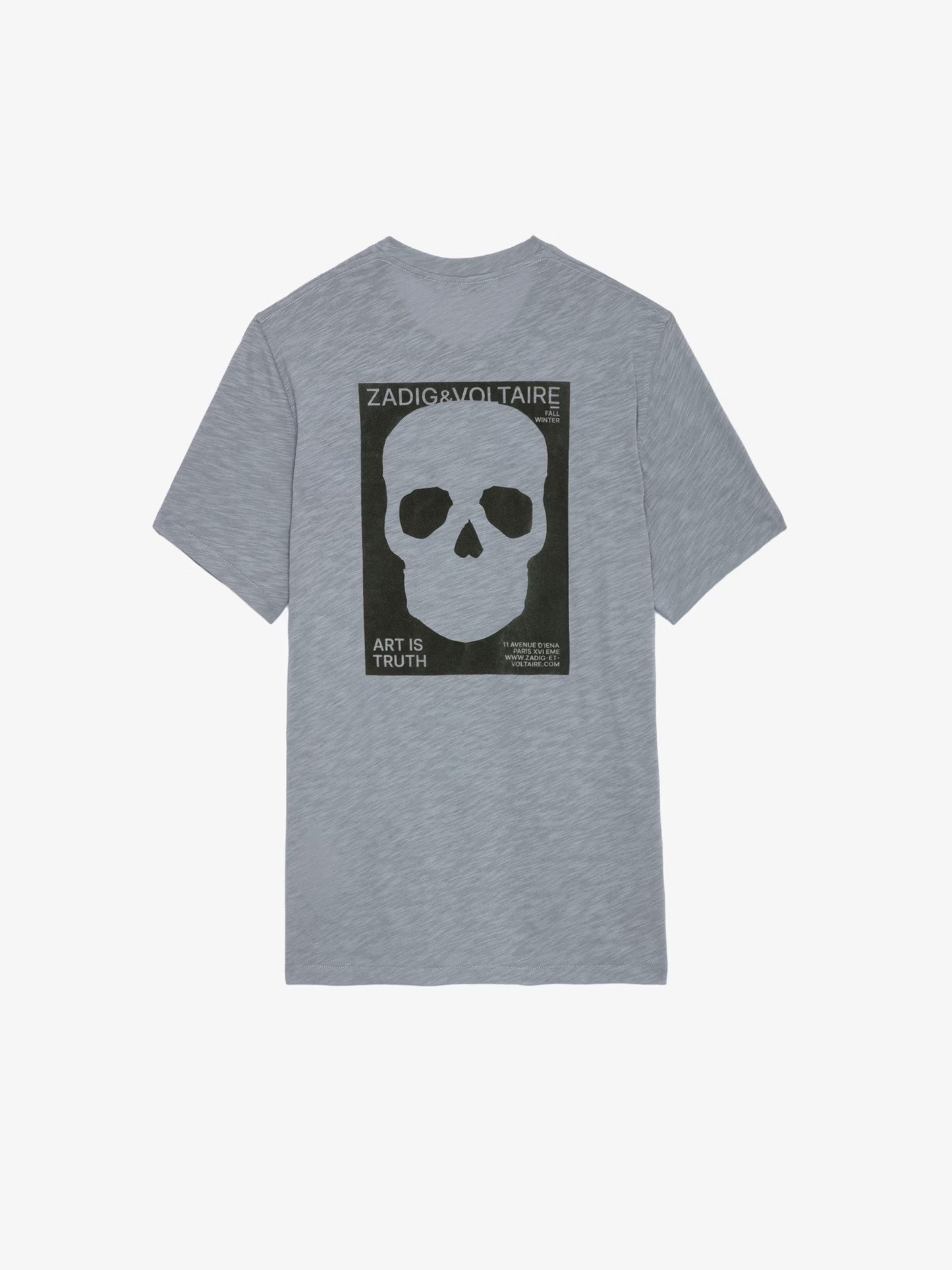 T-shirt Stockholm Flamme t-shirt gris homme