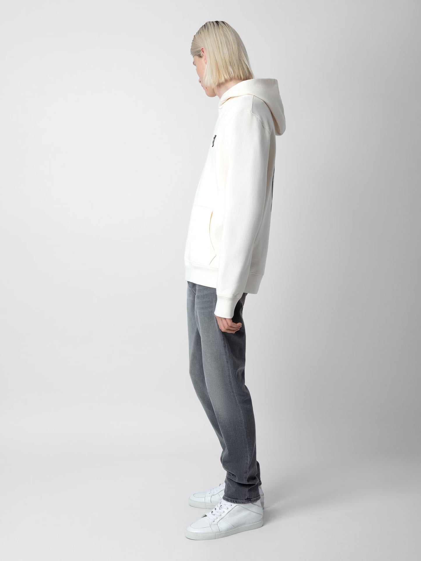 Sweatshirt Sanchi sweatshirt blanc homme