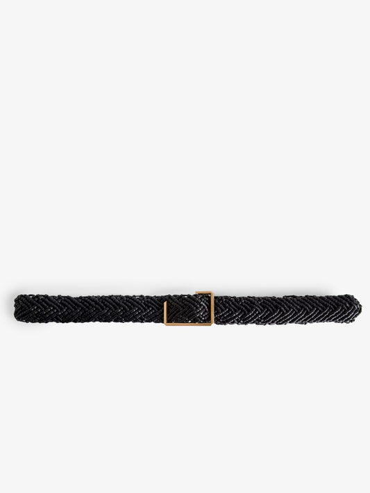 Ceinture La Cecilia Obsession ceinture noir femme