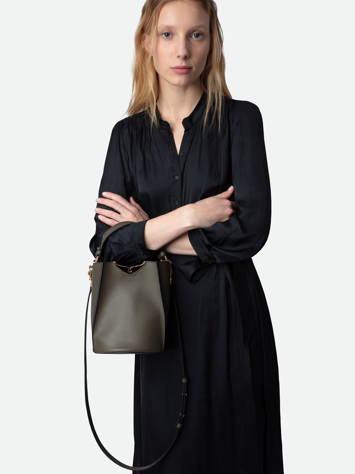 Sac Borderline Bucket sac vert femme