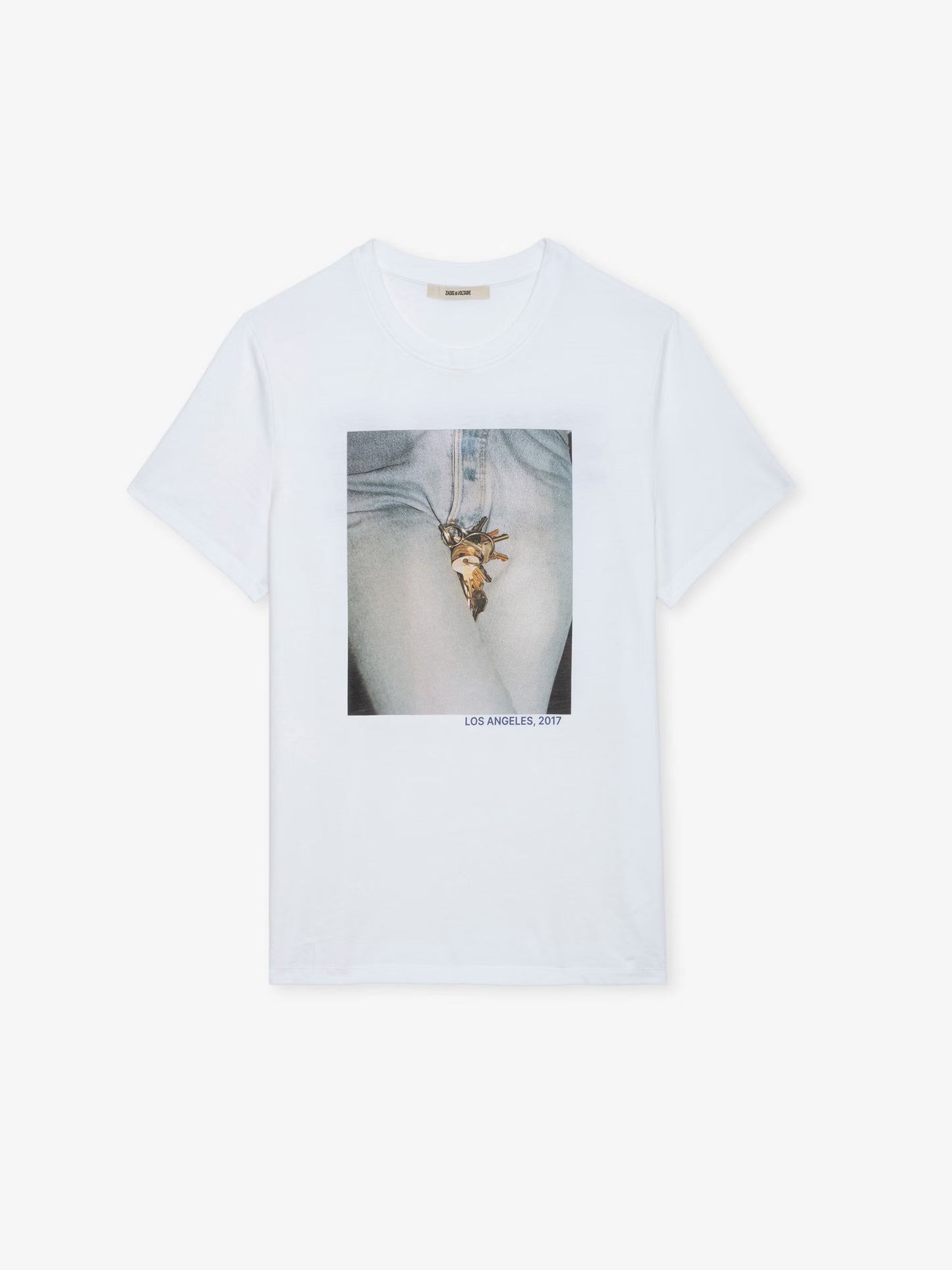 T-shirt Tommy Photoprint t-shirt blanc homme