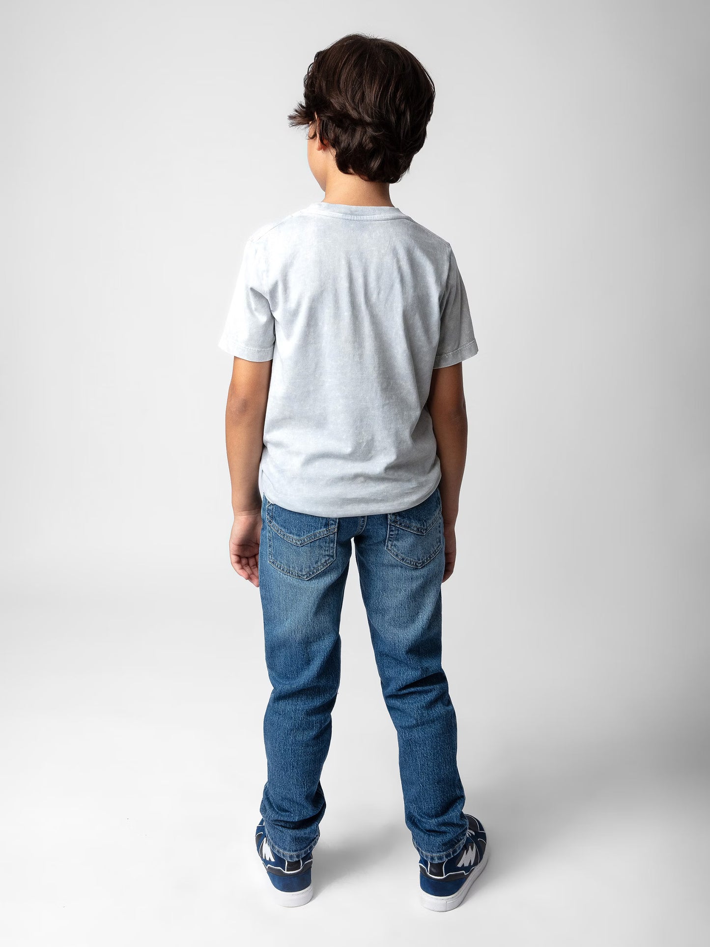 T-shirt Kita Garçon t-shirt gris Garçon