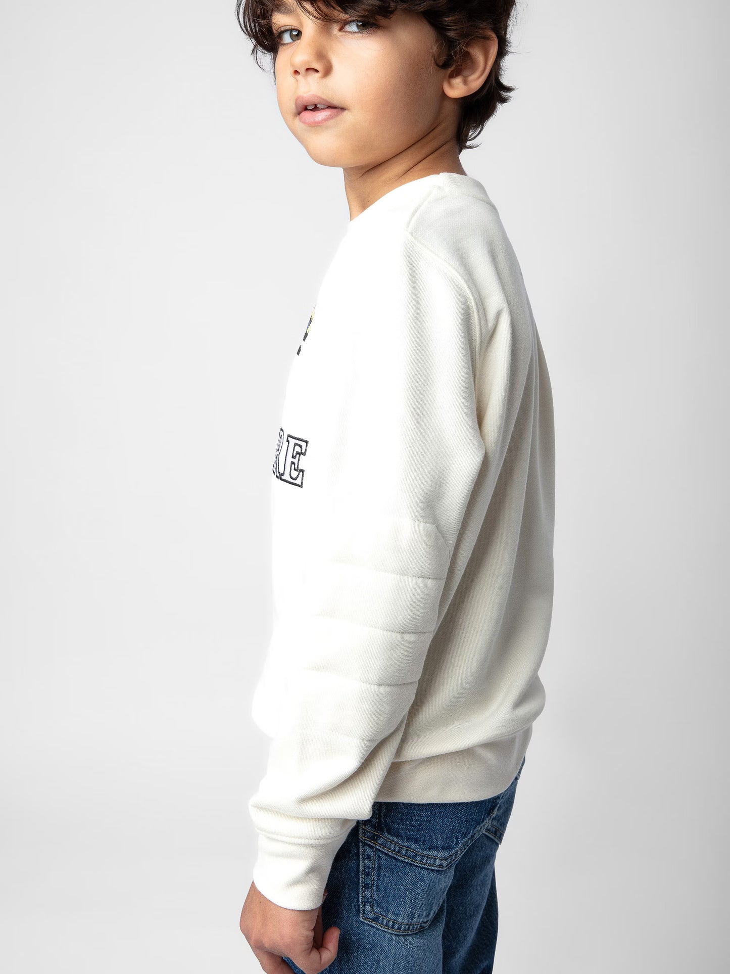 Sweatshirt Simba Garçon sweatshirt beige Garçon