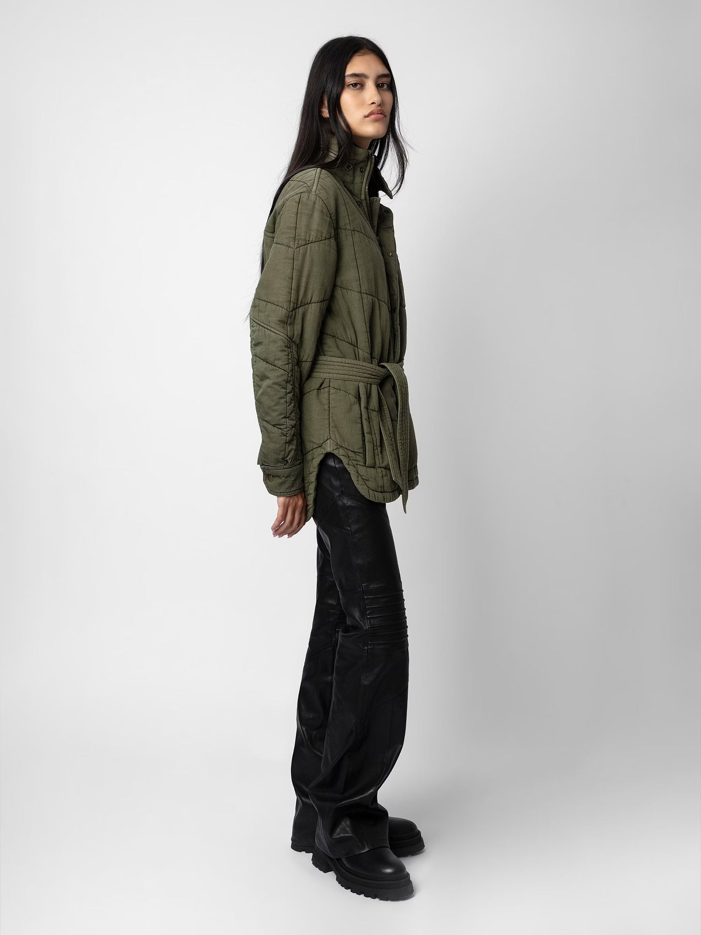 Veste Kalice blouson kaki femme