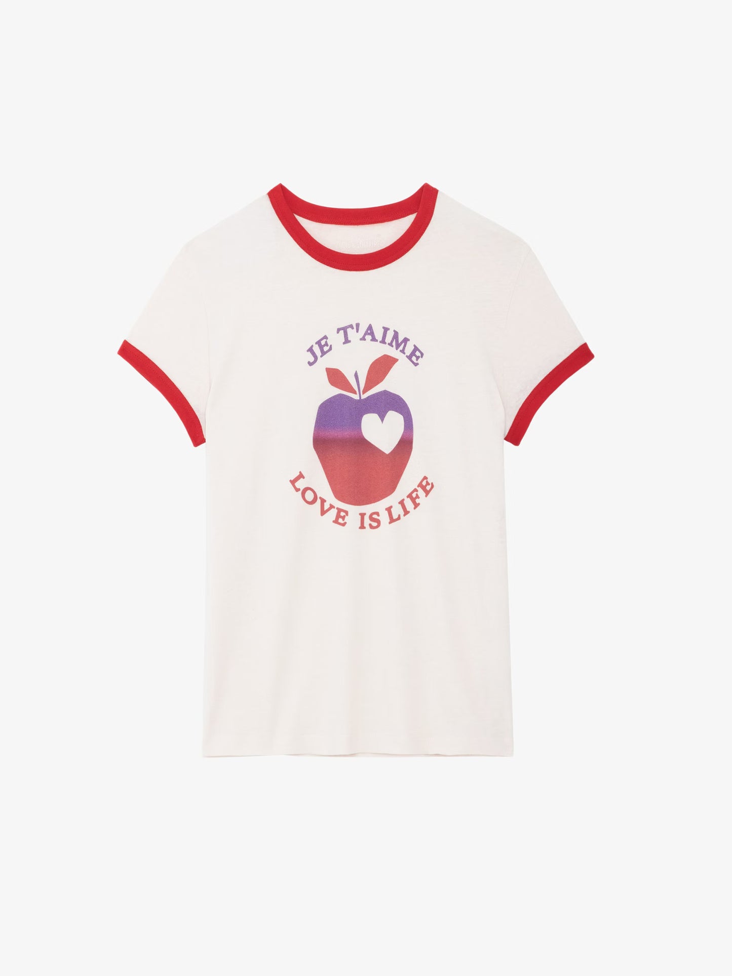 T-shirt Walk Love Is Life t-shirt rose femme