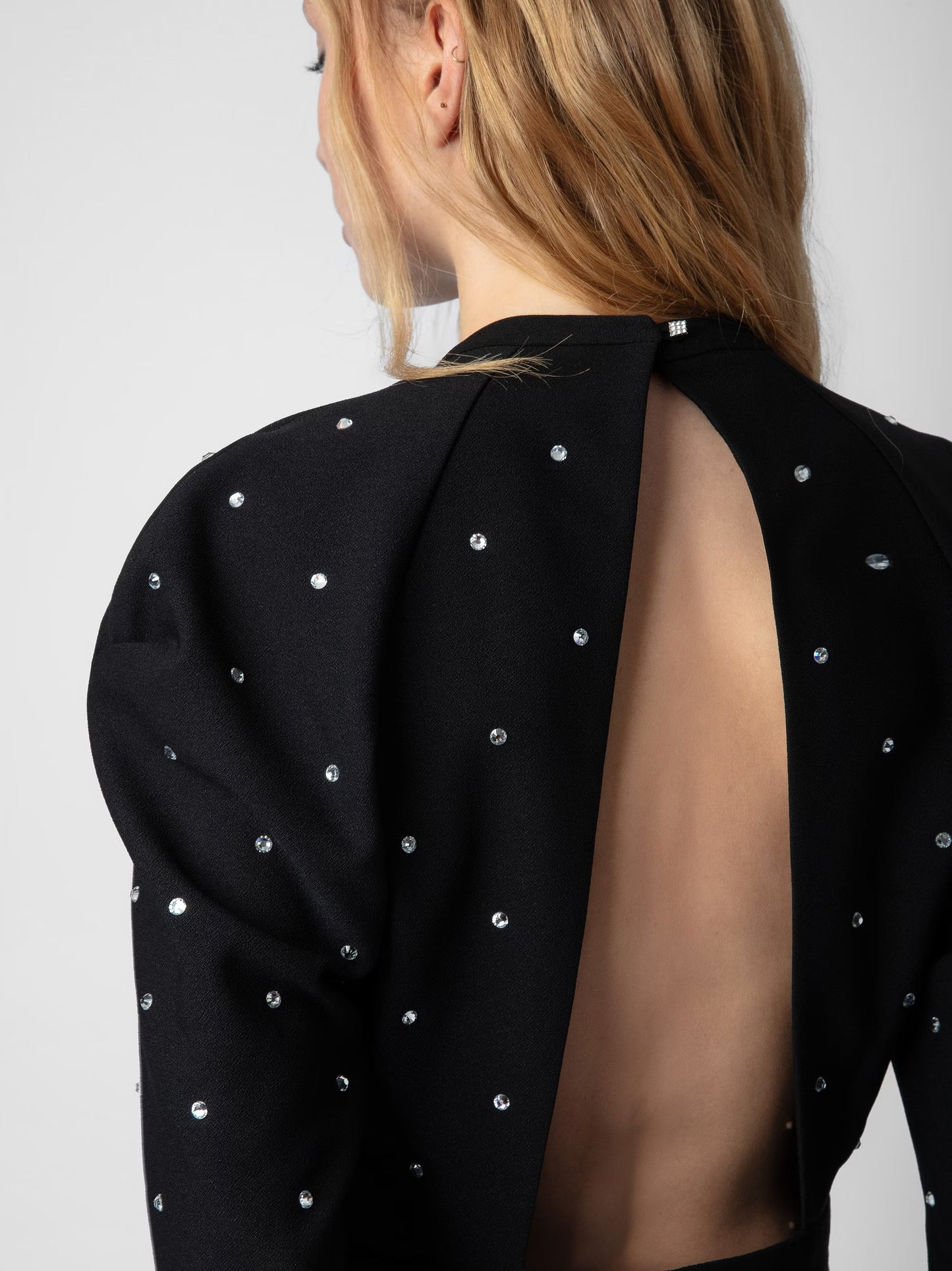 Robe Racia Strass robe noir femme