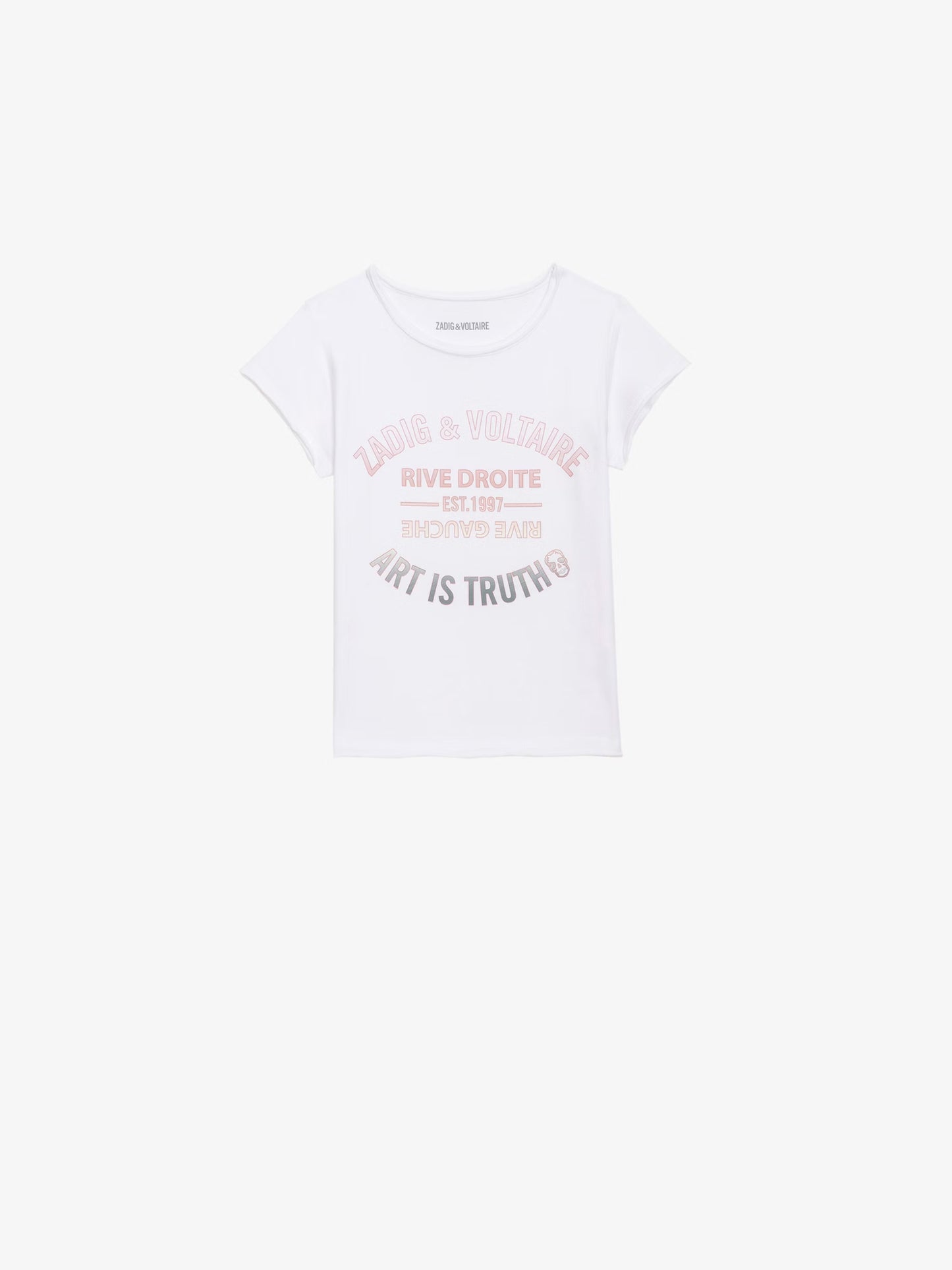 T-shirt Amber Fille t-shirt blanc fille